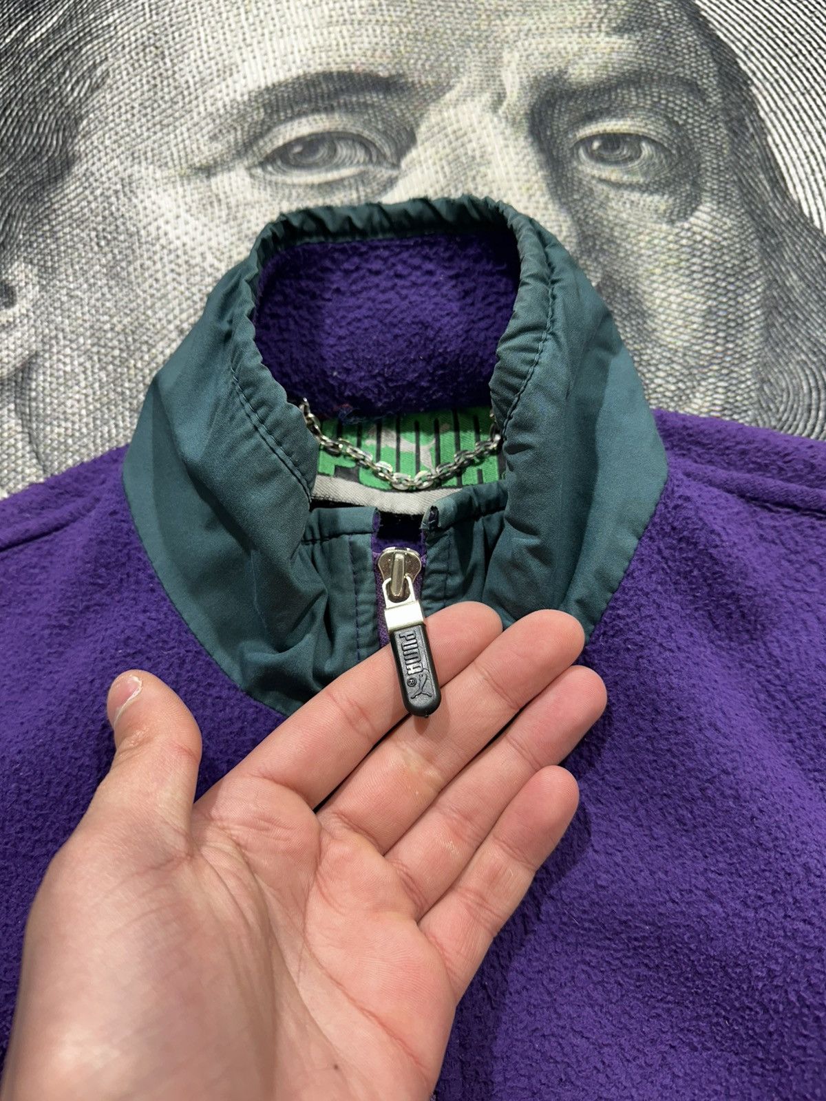Puma Puma vintage 90’s made in Korea warm zip fleece jacket Size M / US 6-8 / IT 42-44 - 6 Thumbnail