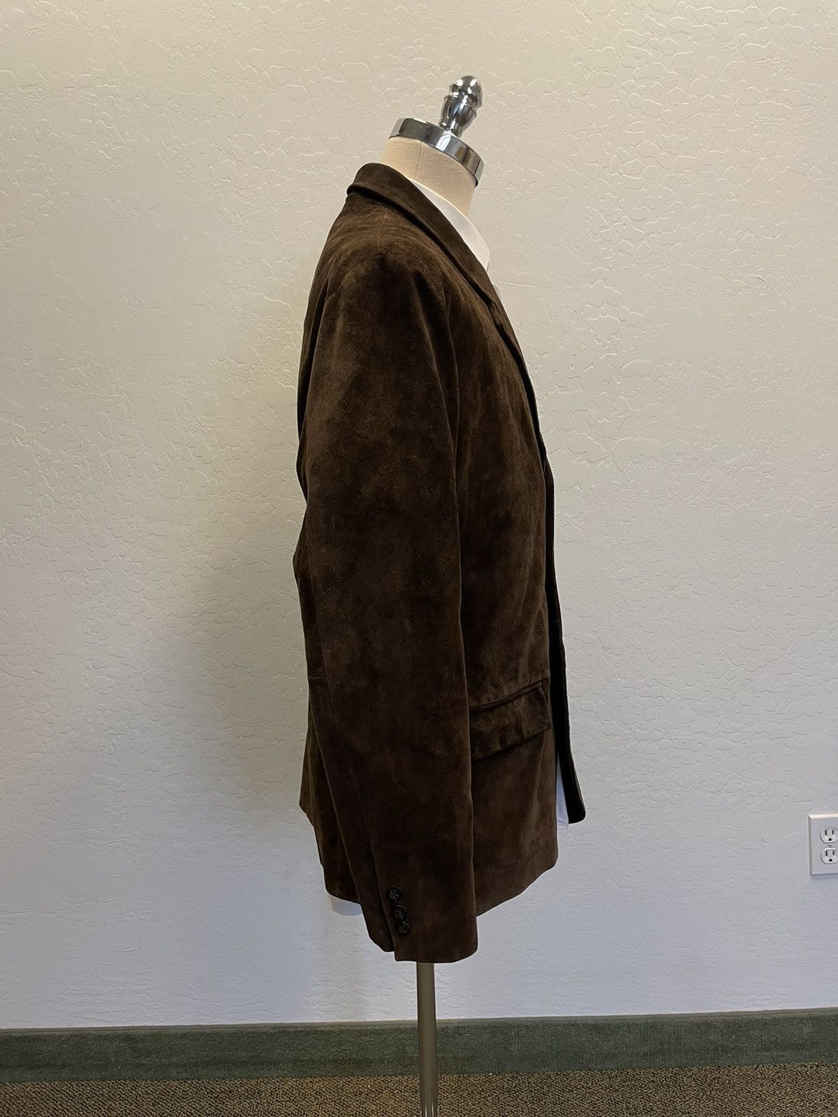 J.Crew × Vintage Rough Out Snuff Suede 3-Button Jacket Size 40R - 3 Thumbnail