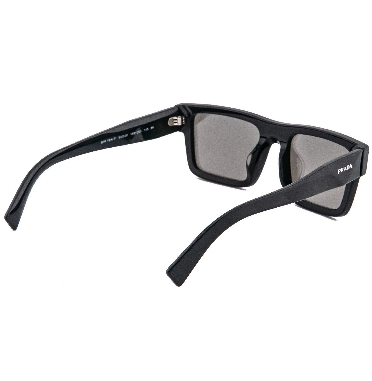 Prada PRADA 19W SYMBOLE Black Silver Mirror Classic PR19WS Size ONE SIZE - 3 Thumbnail