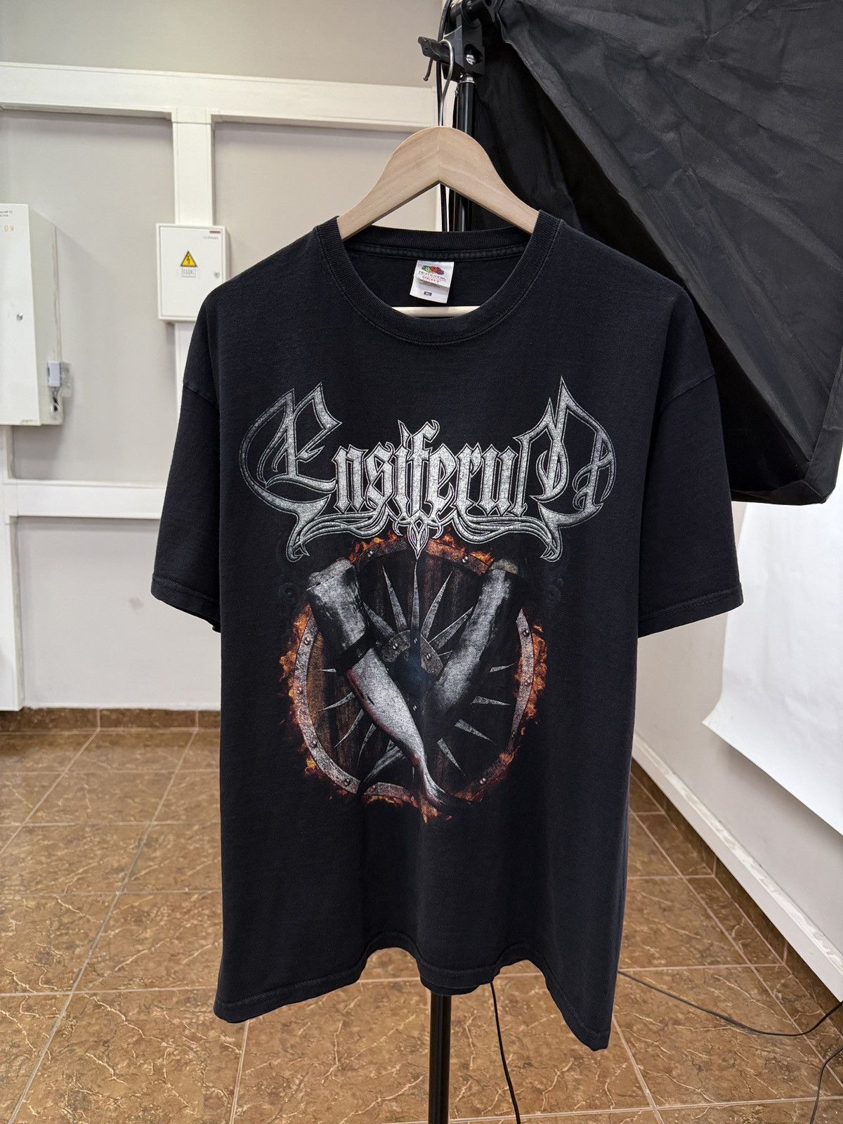 Band Tees 🇫🇮 Vtg Ensiferum One Man Army Folk Metal Band T-shirt Finland Size US XL / EU 56 / 4 - 1 Thumbnail
