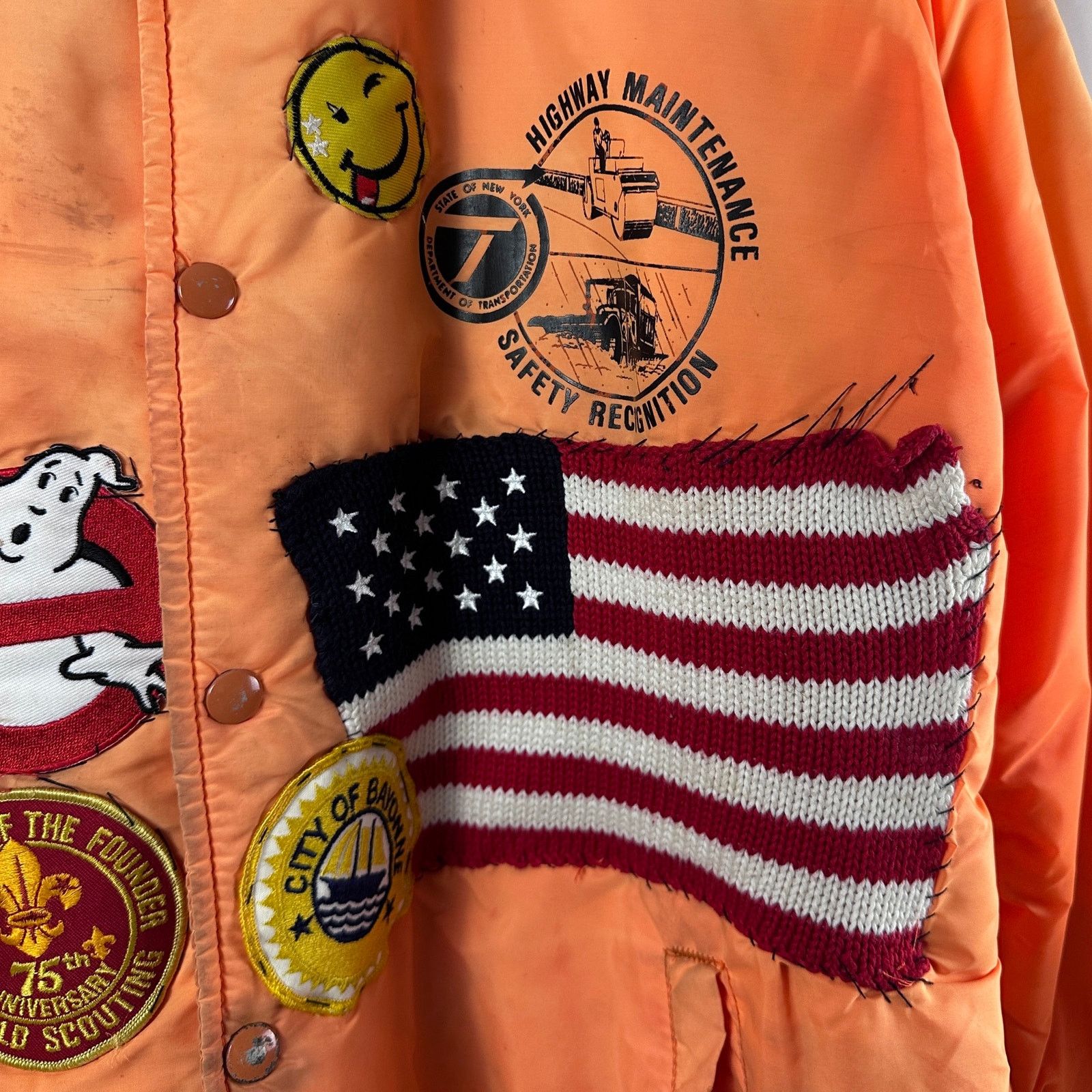 Vintage Vintage A$AP Bari Orange 70s Patch Coach Jacket Size US L / EU 52-54 / 3 - 4 Thumbnail
