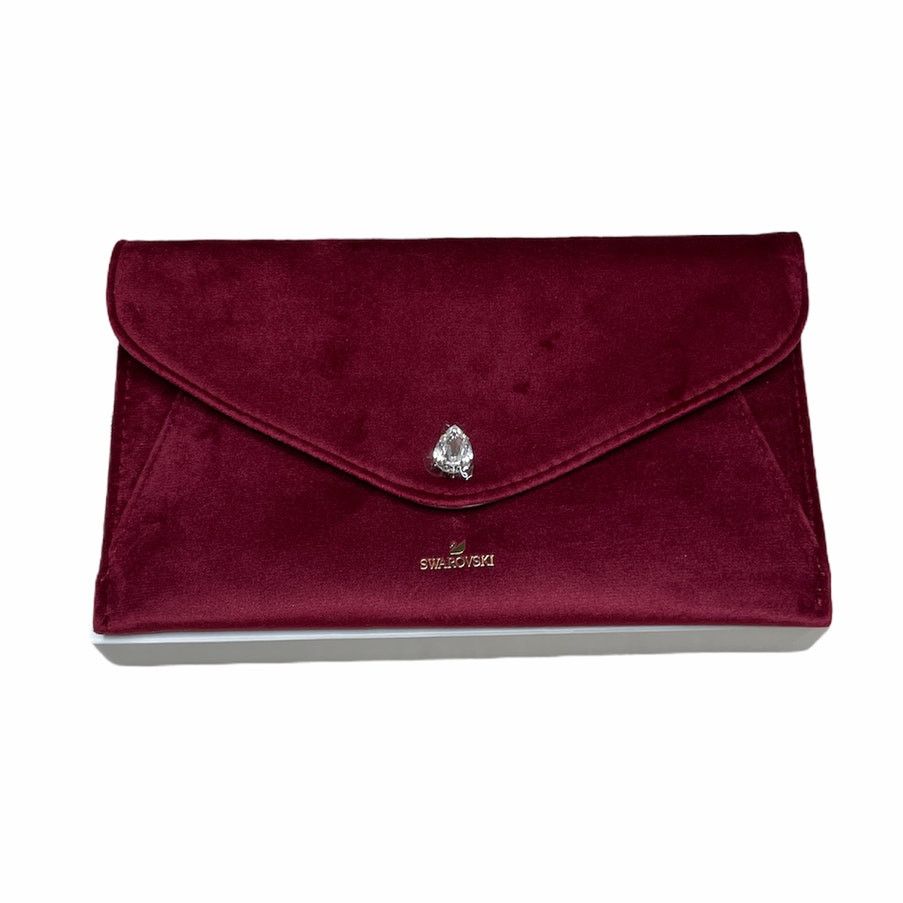 Swarovski Swarovski Sparkling Holiday Clutch Bag Burgundy. Clutch Bag Size ONE SIZE - 6 Thumbnail