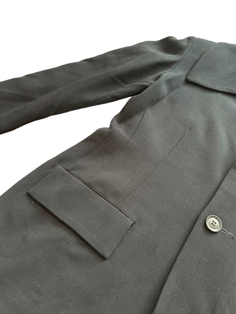 Yohji Yamamoto Yohji Yamamoto Wool one-button jacket 2504-Nextarrow Size L / US 10 / IT 46 - 5 Thumbnail