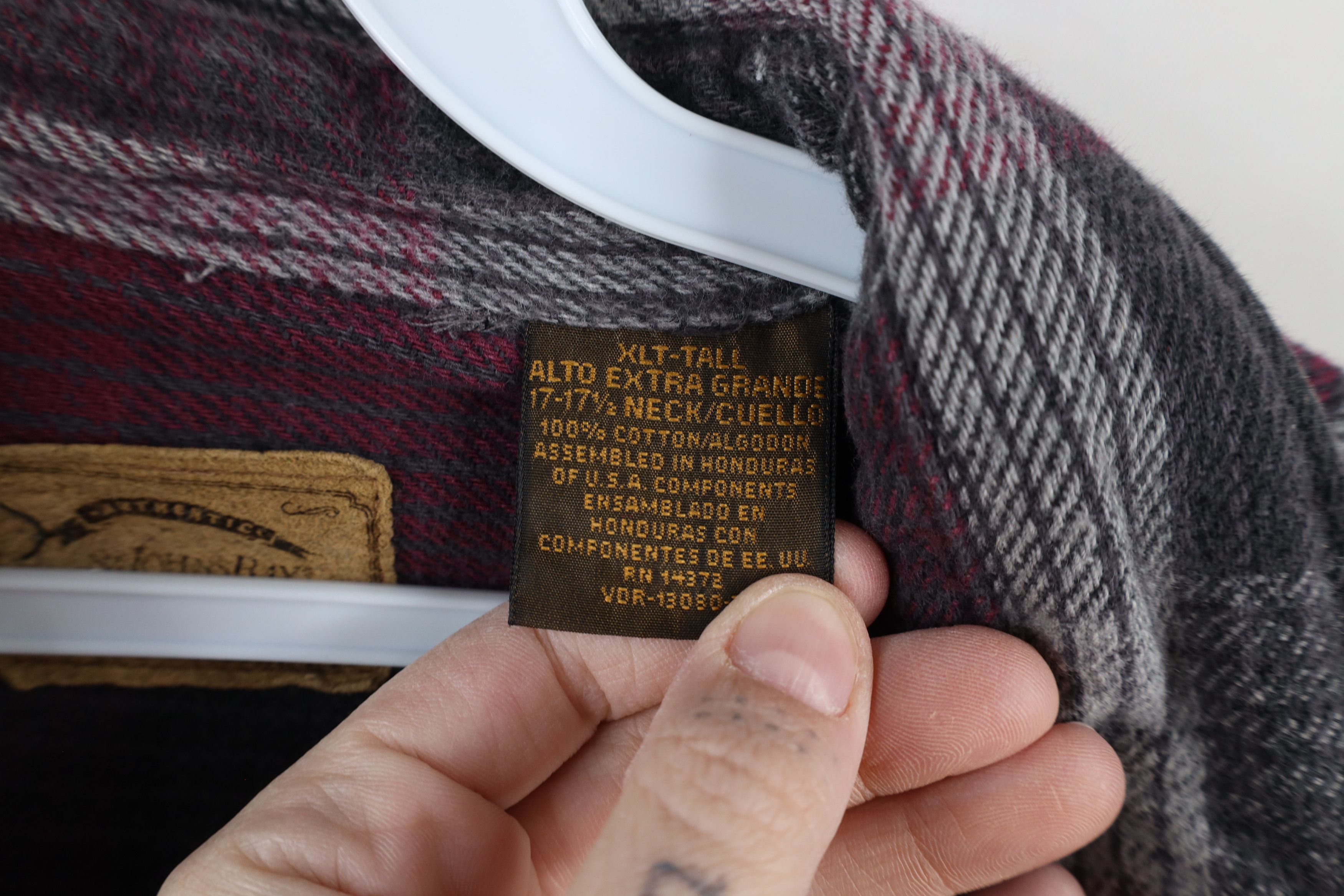 Vintage Vintage 90s Streetwear Heavyweight Button Shirt Plaid Size US XL / EU 56 / 4 - 11 Thumbnail
