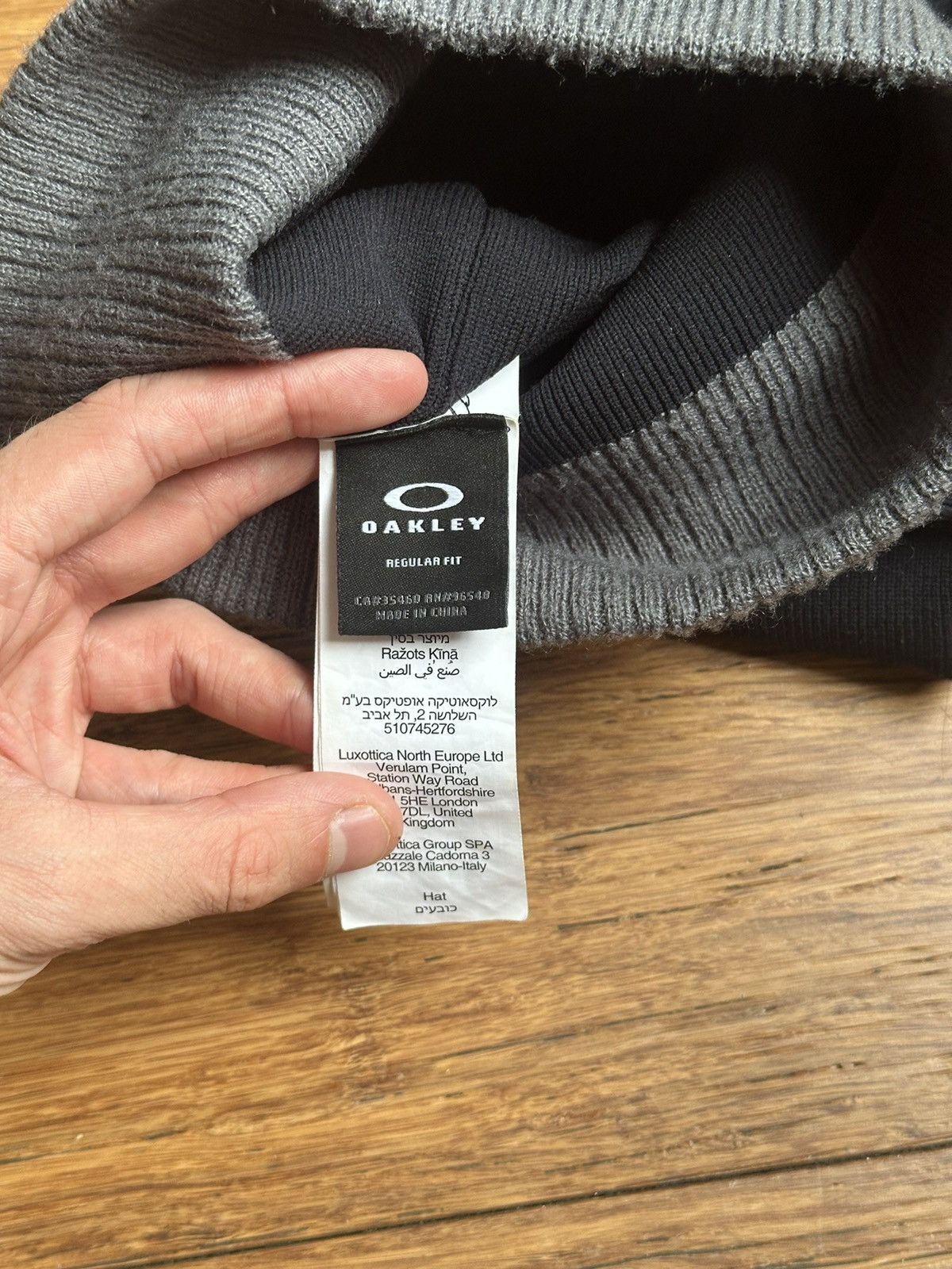 Oakley Oakley Vintage Balaclava Cagoule 3 in 1 Beanie Black bonnet Size ONE SIZE - 5 Thumbnail
