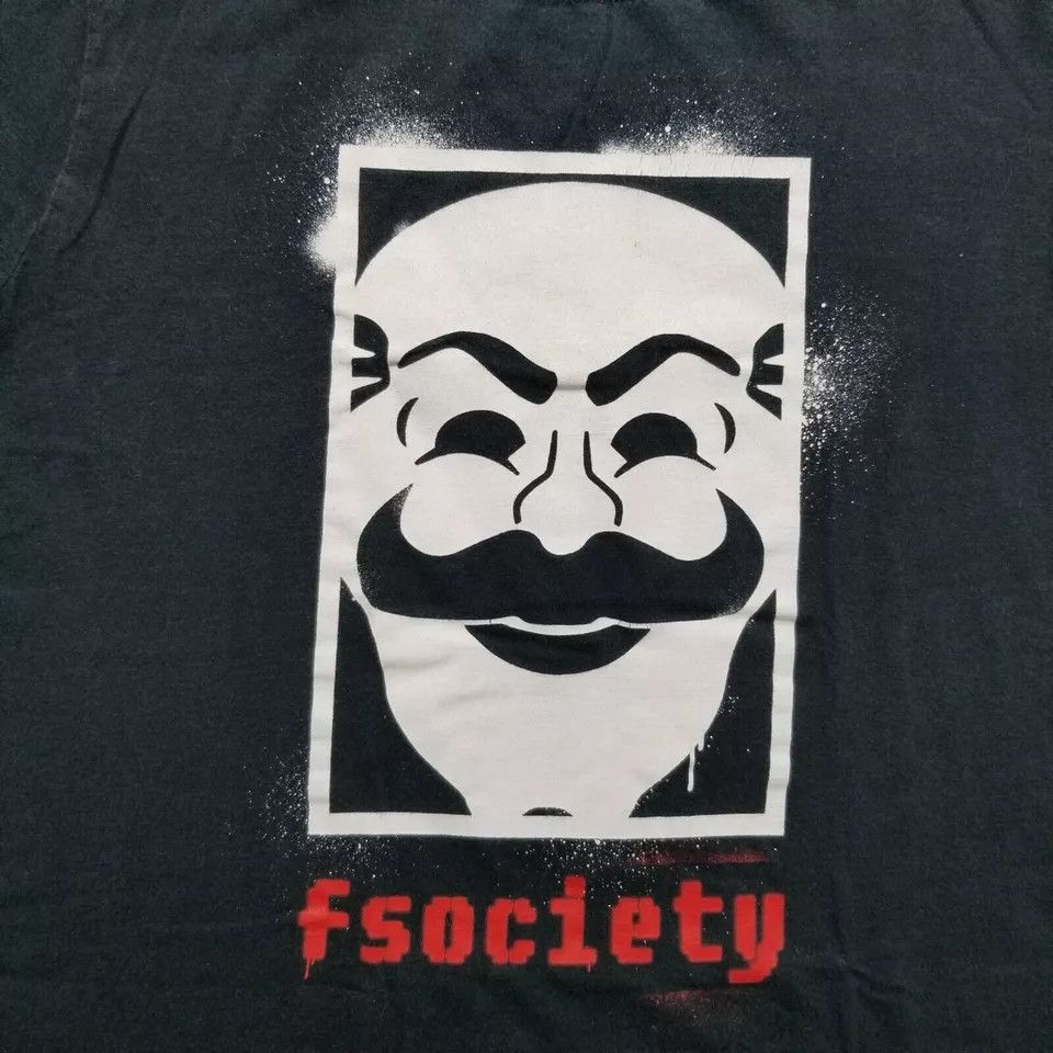 Other Fsociety Shirt Mens Medium Crew Neck Cotton Loot Crate Size US M / EU 48-50 / 2 - 4 Thumbnail