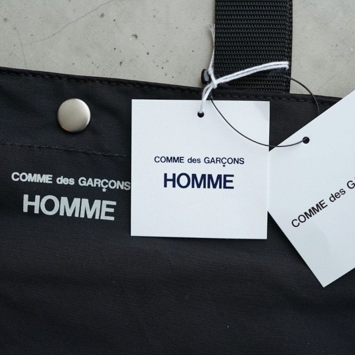 Comme des Garcons Homme NWT 26SS COMME des GARCONS HOMME Cotton Nylon Tote Bag Black Size ONE SIZE - 4 Thumbnail