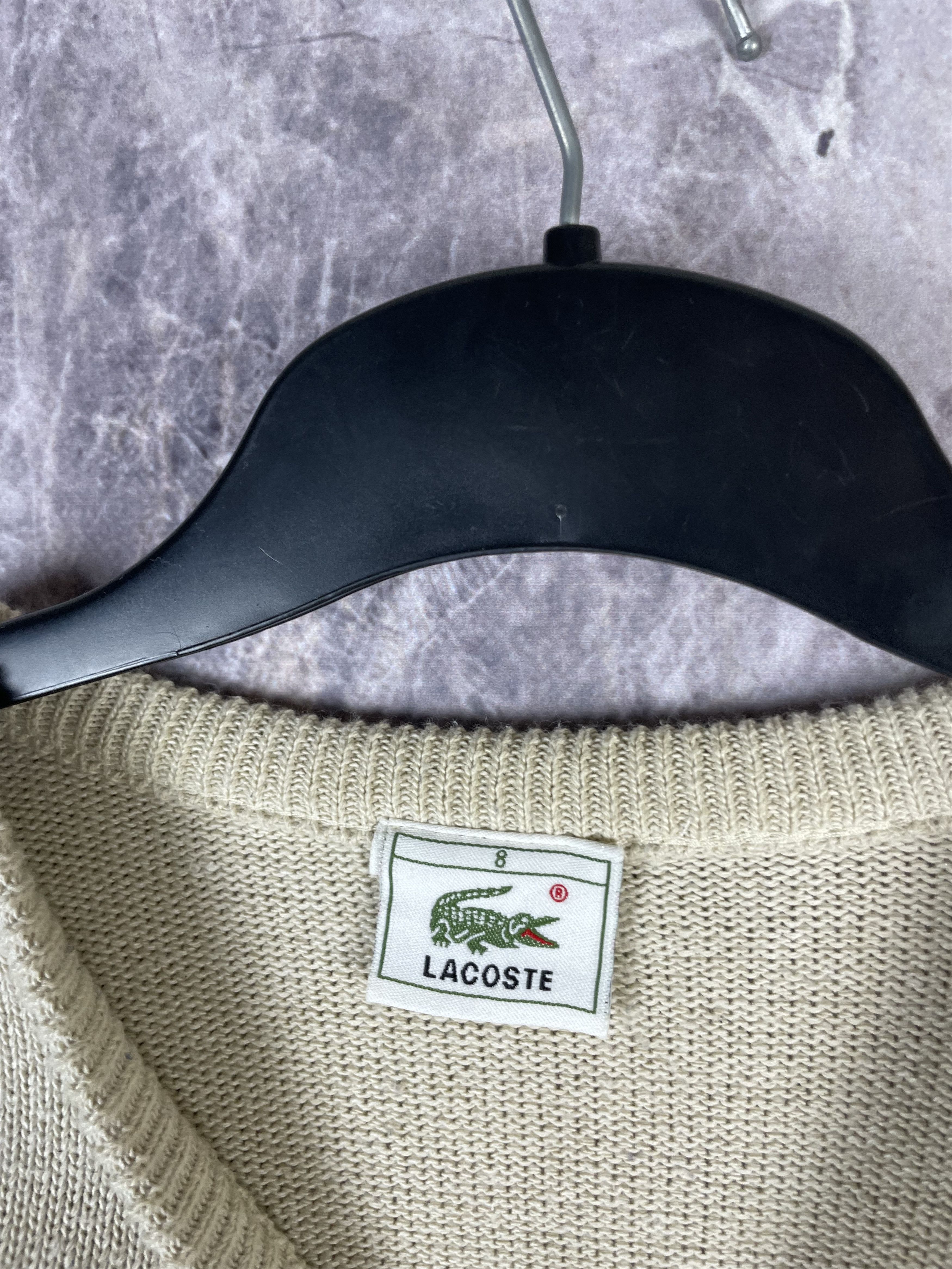 Lacoste Lacoste vintage y2k knit sweater Size US XXL / EU 58 / 5 - 4 Thumbnail