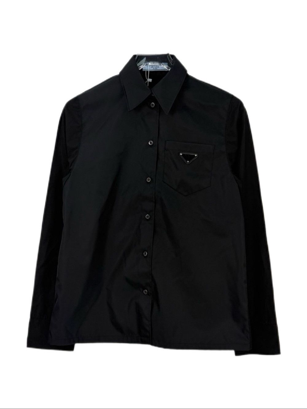 Prada Prada Re-Nylon Logo Button Up Shirt Size 36 Size XS / US 0-2 / IT 36-38 - 1 Thumbnail