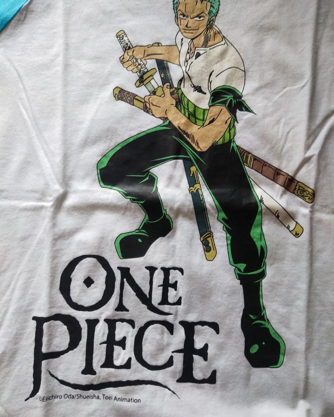 Anime × Japanese Brand One Piece x Usall Zoro Big Print Anime Tees Size US S / EU 44-46 / 1 - 2 Thumbnail