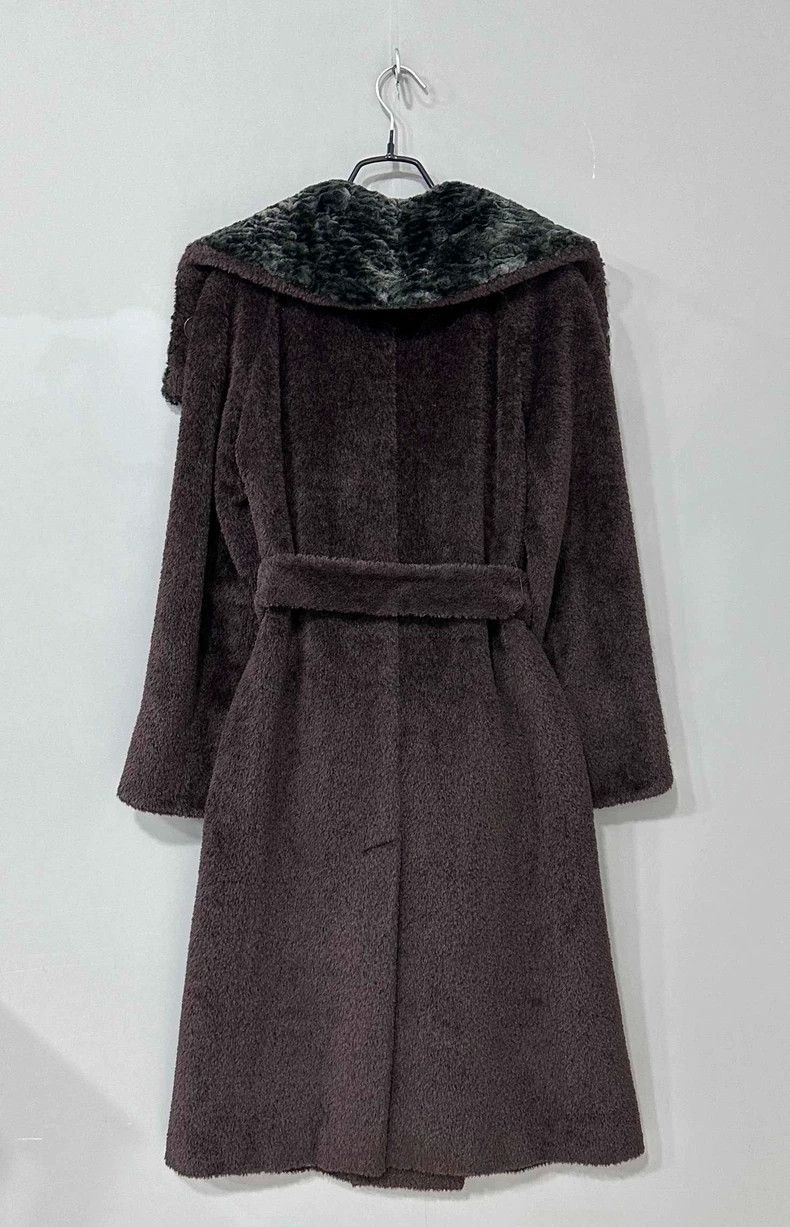 Max Mara Max Mara Alpaca coat with large fur collar Size S / US 4 / IT 40 - 3 Thumbnail