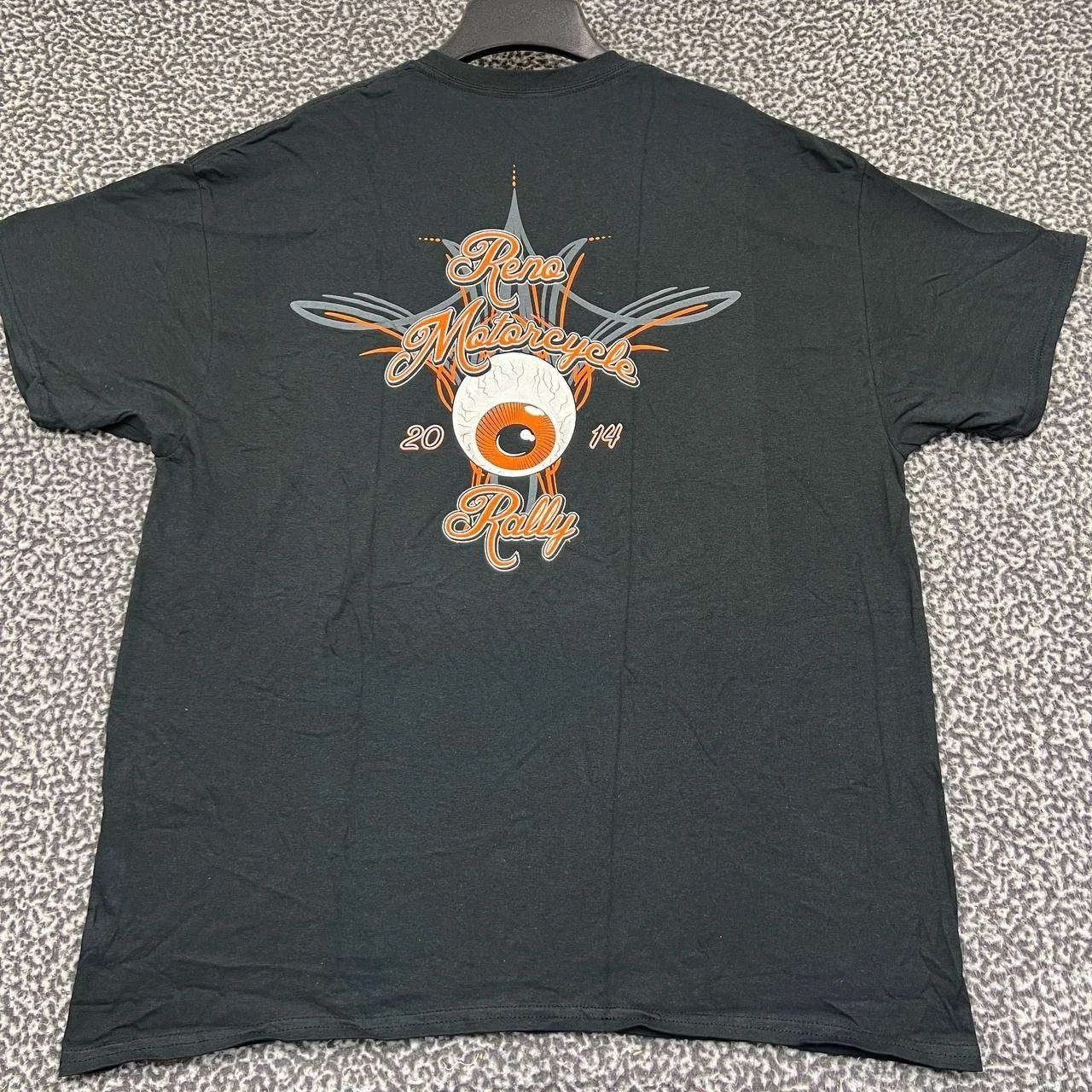 Gildan Vintage Reno Motorcycle Rally Shirt Men XL Deadstock Size US XL / EU 56 / 4 - 2 Thumbnail