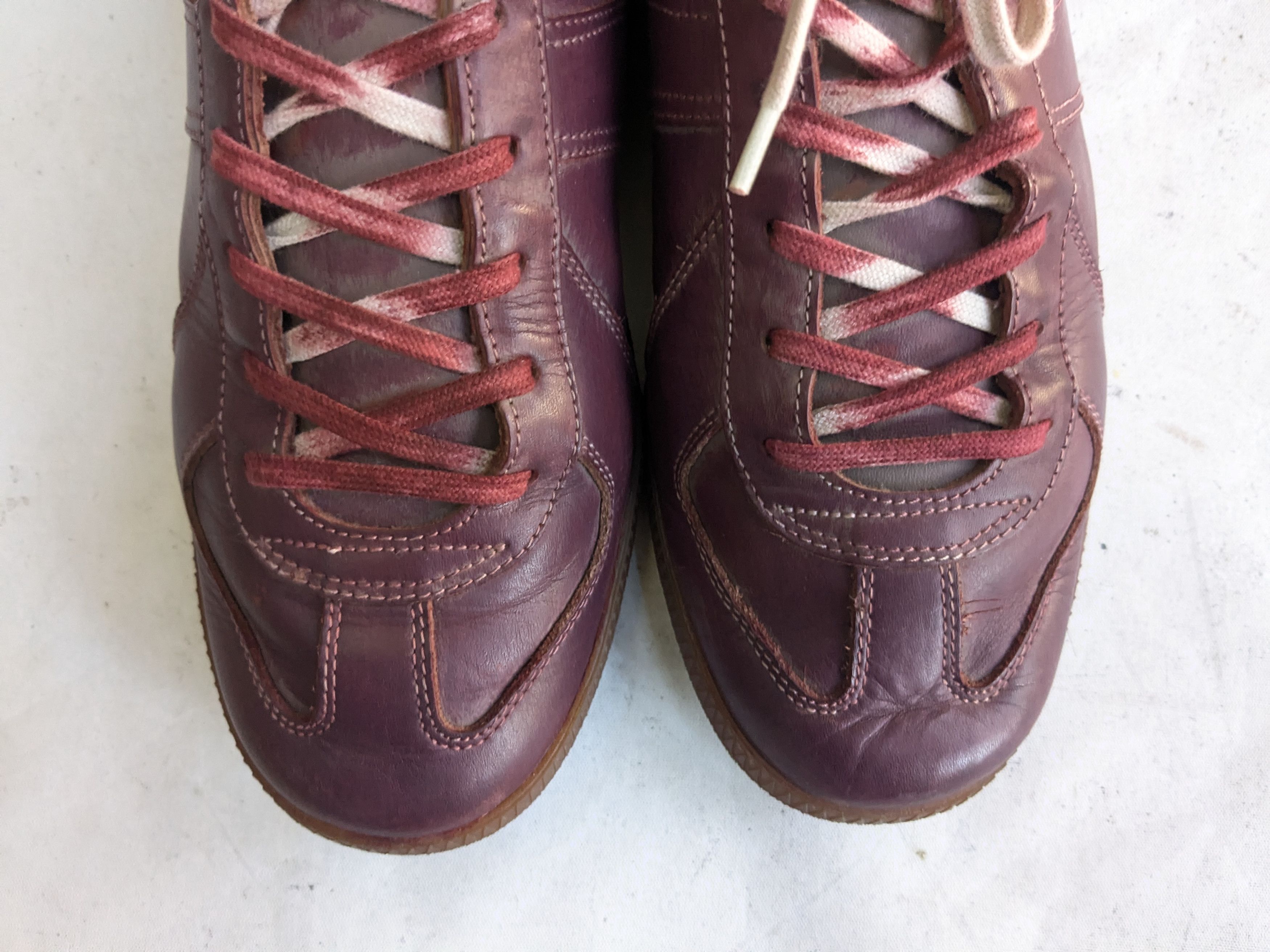 Maison Margiela Maison Margiela Replica GAT Red 8 41 SS09 Low Leather Size US 8 / EU 41 - 6 Thumbnail