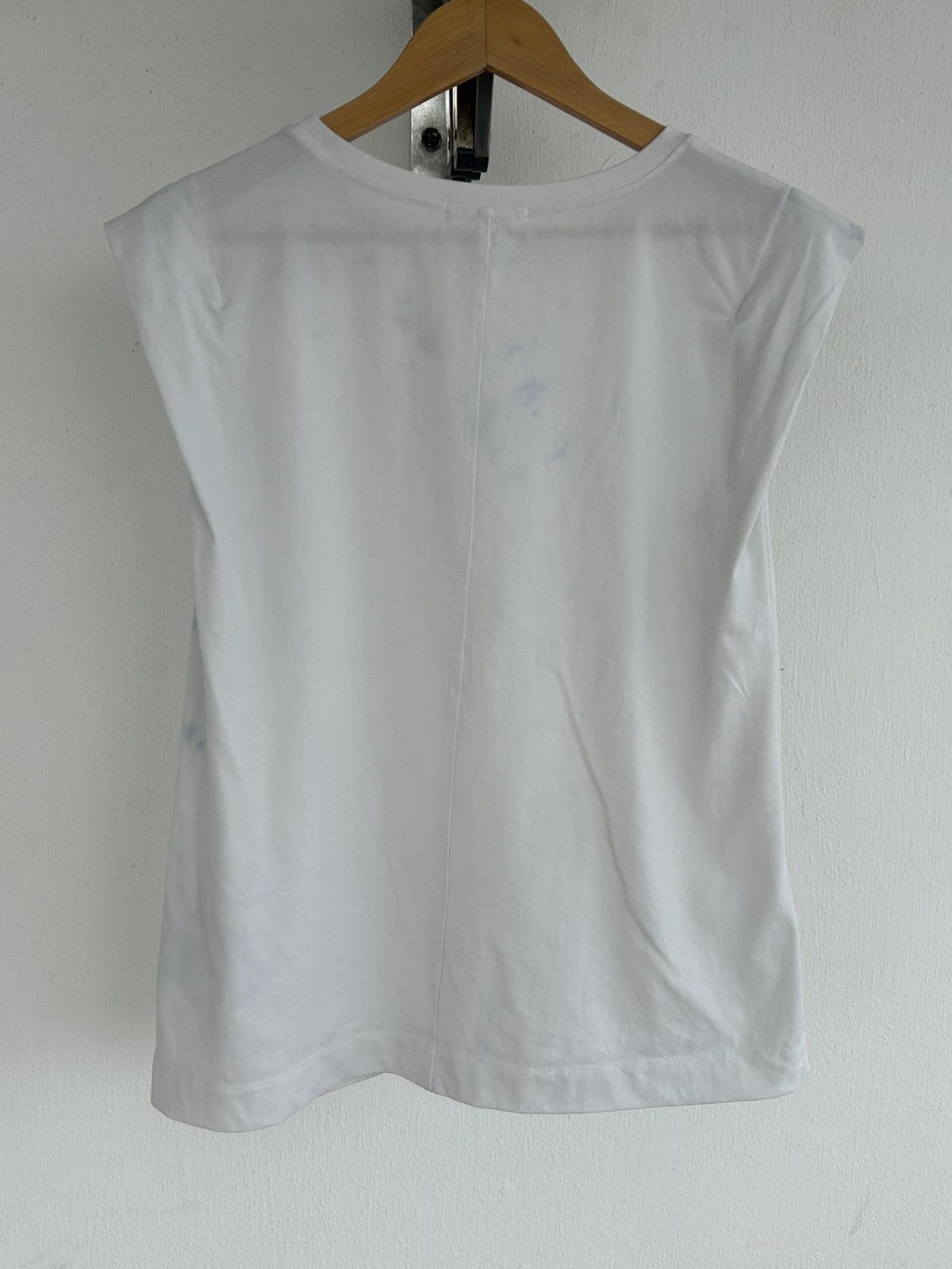 Issey Miyake Niko And Vintage Tank Top White Plain Size US M / EU 48-50 / 2 - 2 Thumbnail