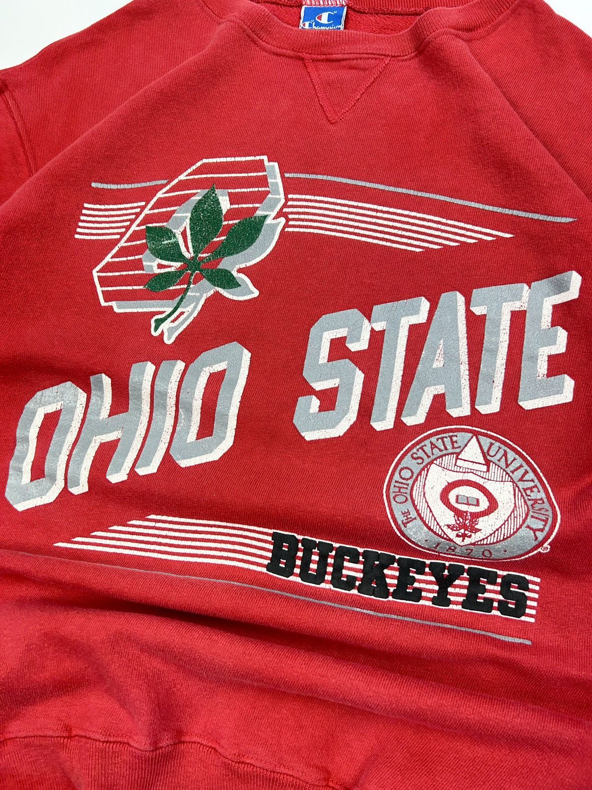 Champion 80s Champion Ohio State Buckeyes Sweatshirt Crewneck Vintage Size US XL / EU 56 / 4 - 5 Thumbnail