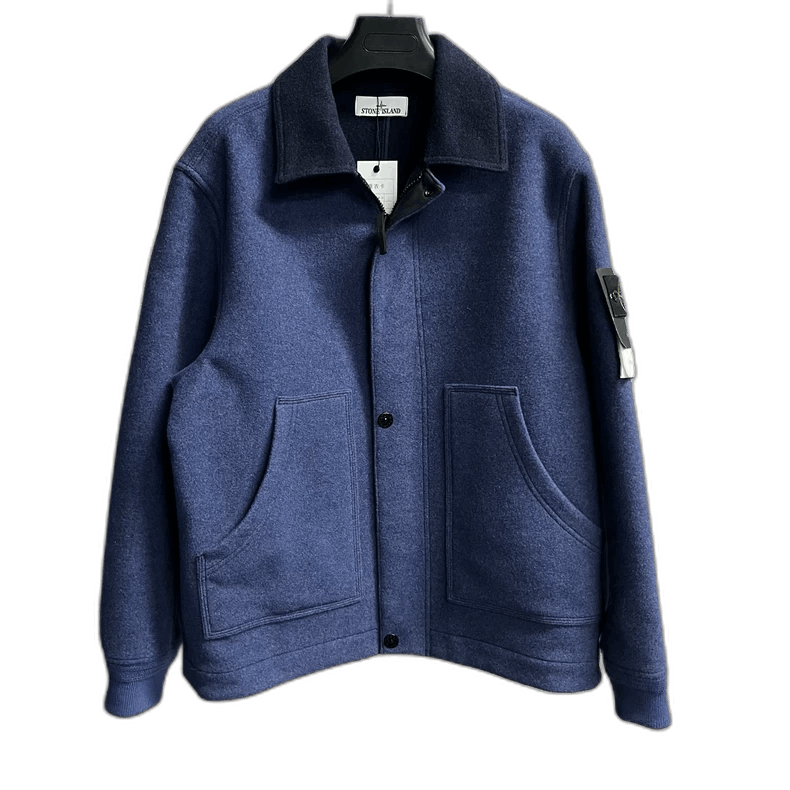 Stone Island Stone Island Blue Long Sleeve Jacket Size US XL / EU 56 / 4 - 1 Thumbnail
