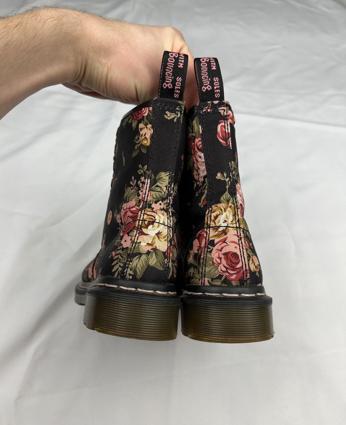 Dr. Martens Dr. Martens 1461 Rose Antique Floral Black Boot Womens 5 Size US 5 / IT 35 - 7 Thumbnail