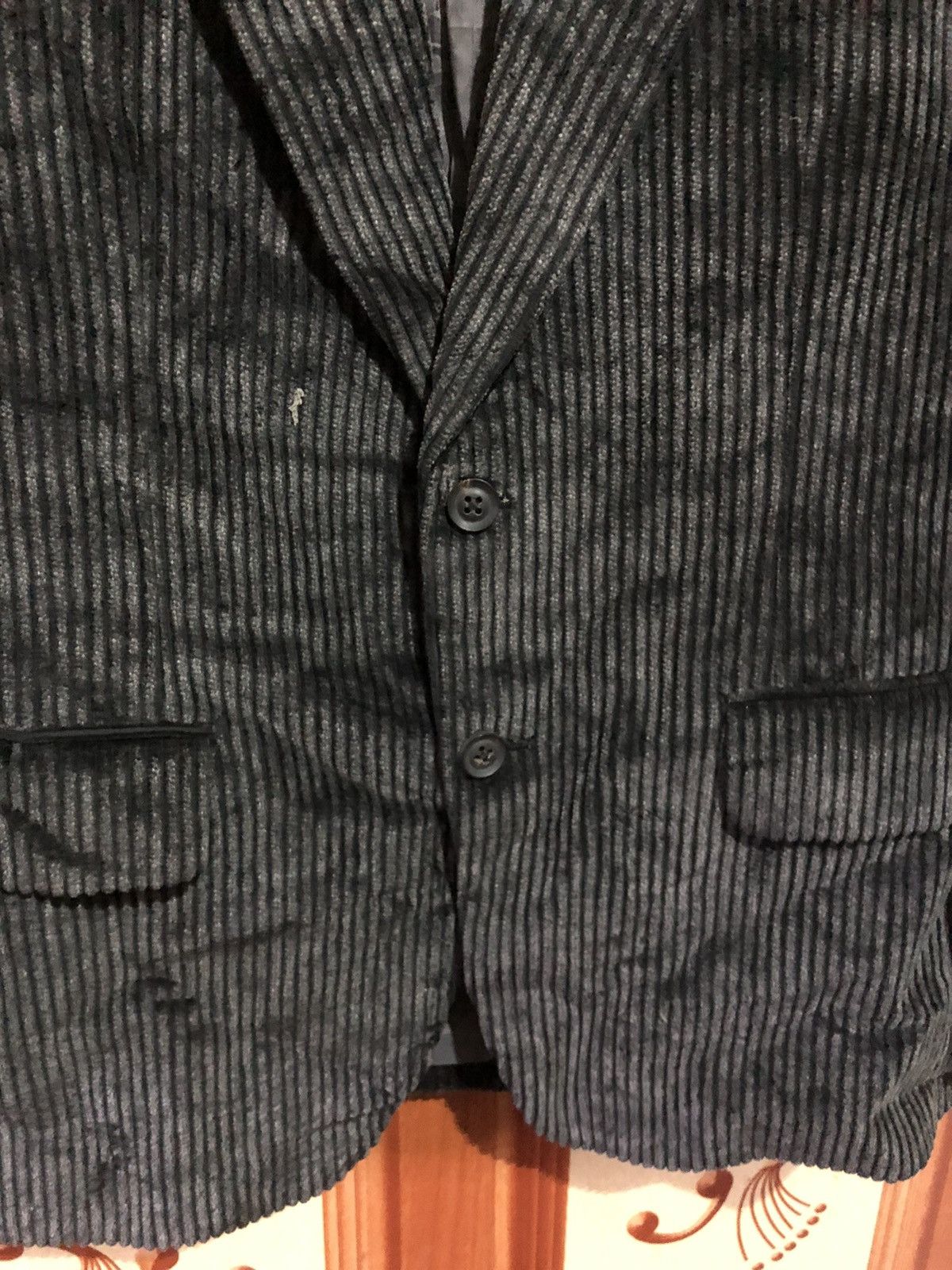 Burberry Burberrys Vintage Made in Japan Corduroy Blazer Size 38R - 7 Thumbnail