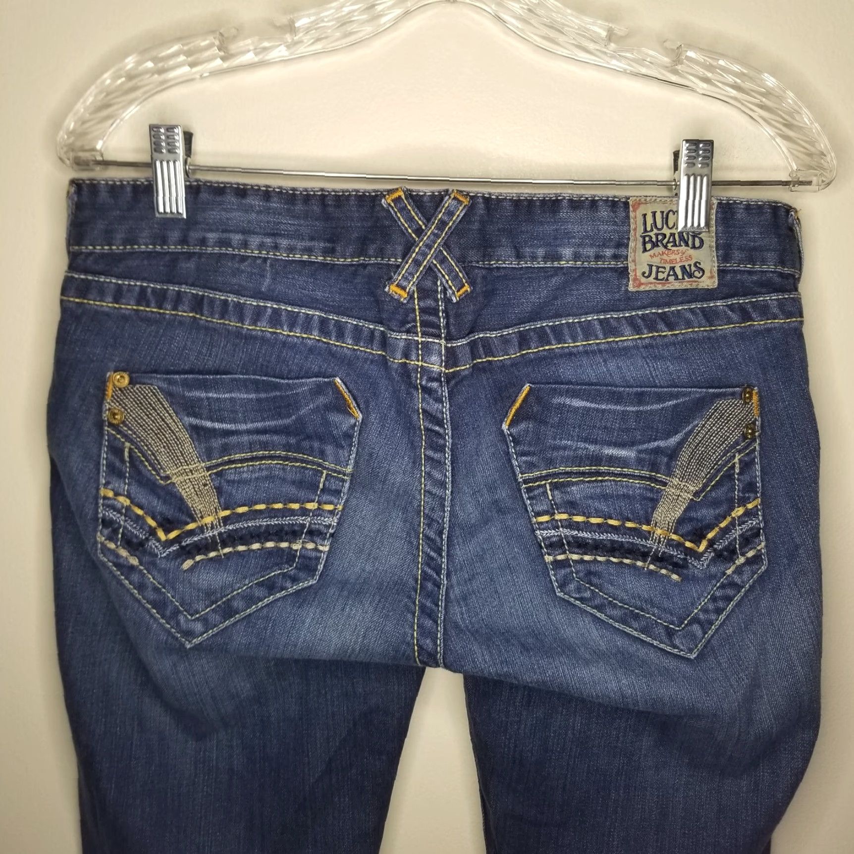 Lucky Brand Lucky Brand Womens Bootcut Blue Jeans Size 8 Size 30" / US 8 / IT 44 - 5 Thumbnail