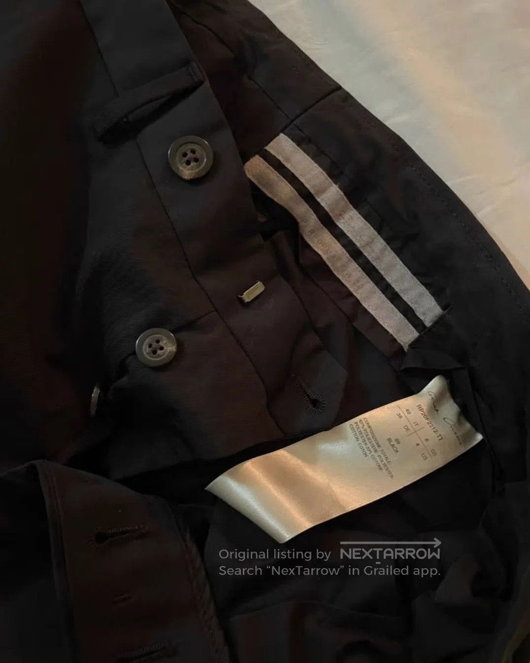 Rick Owens Rick Owens fw20 PERFORMA Mopping Pants. Size 39" - 3 Thumbnail