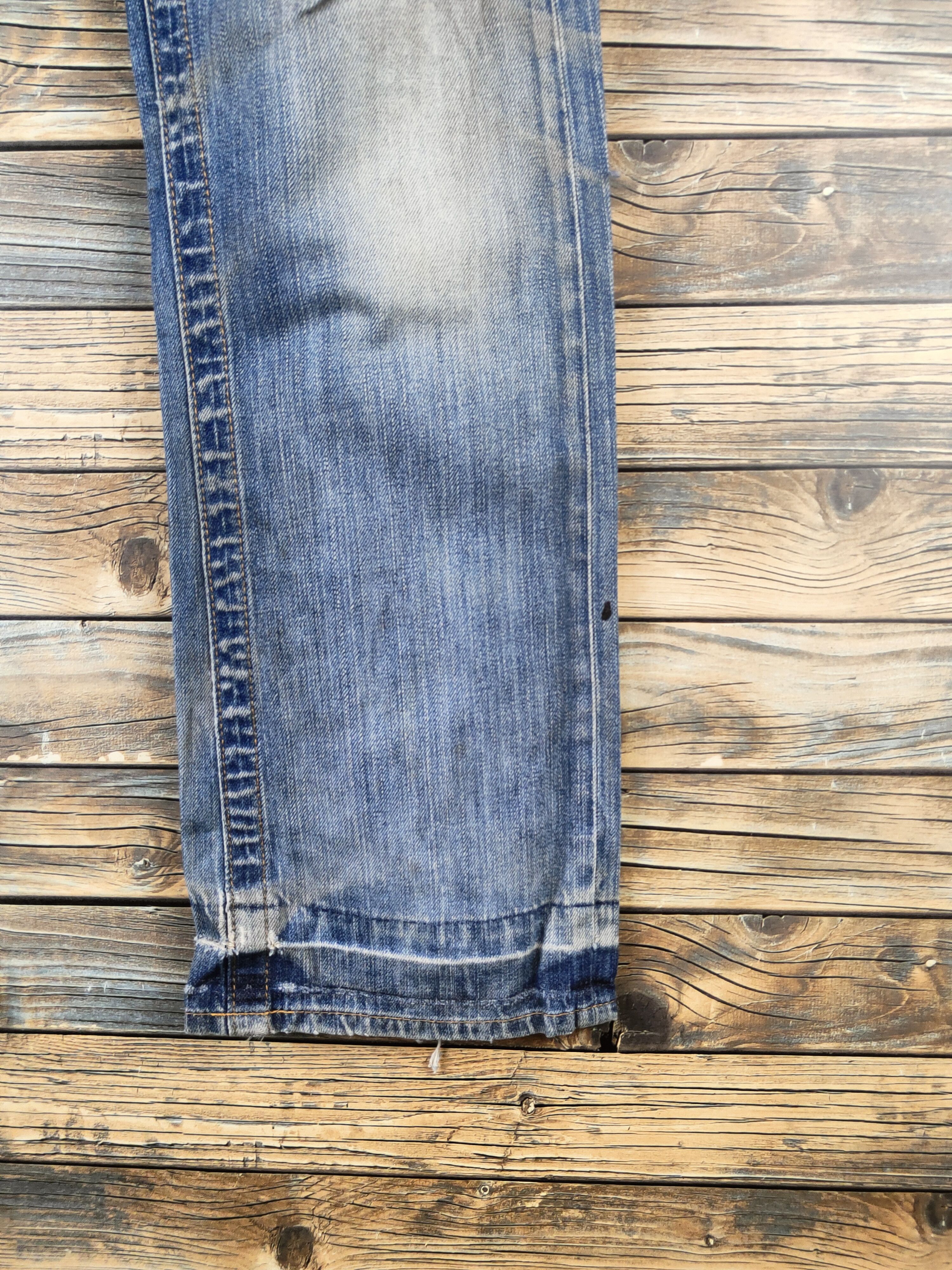 Replay DL Replay Blue Distressed Ripped Jeans #46-101 Size US 30 / EU 46 - 7 Thumbnail