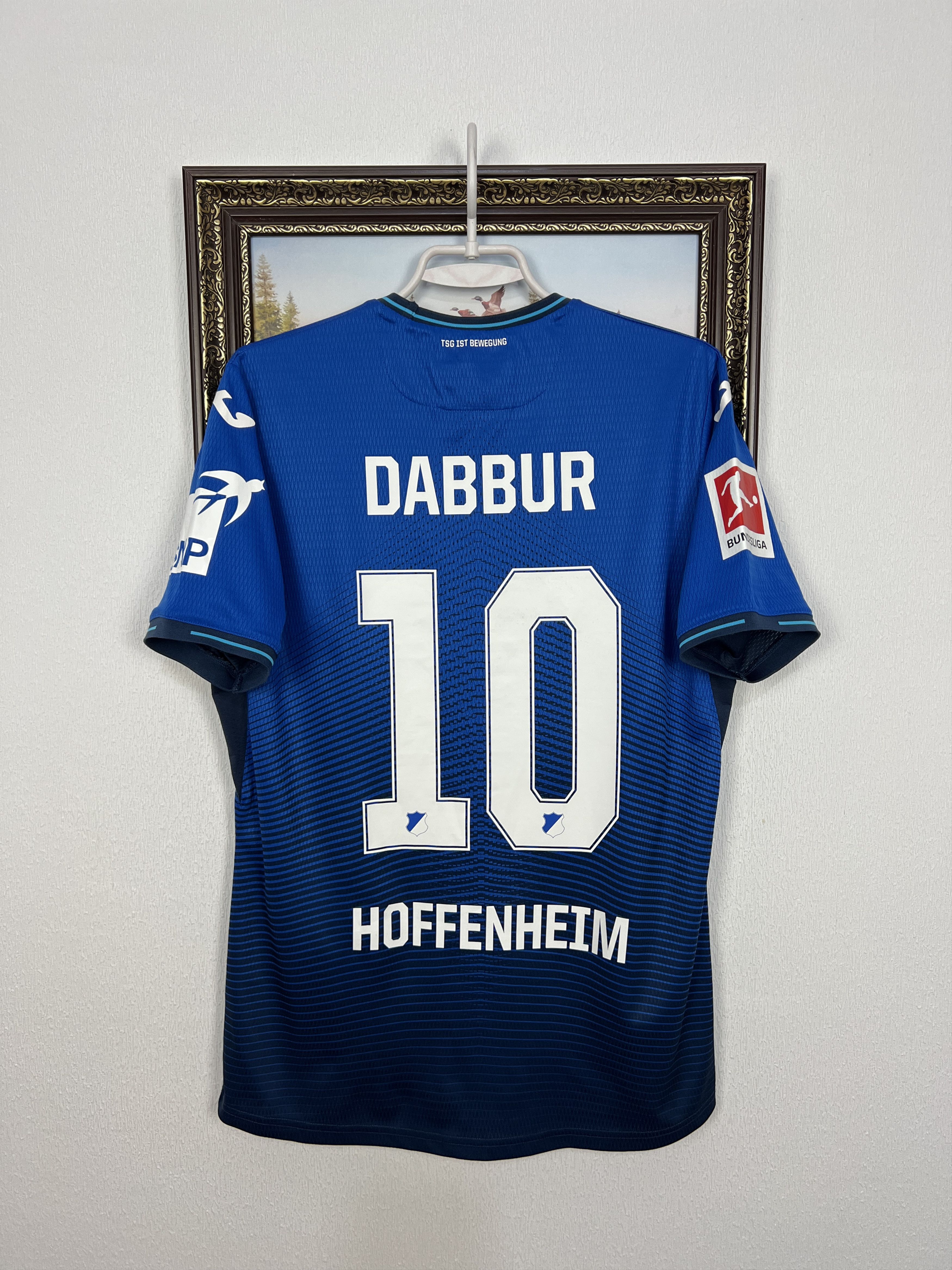 Joma TSG 1899 Hoffenheim Home football shirt 2021 #10 Dabbur Size US L / EU 52-54 / 3 - 1 Thumbnail