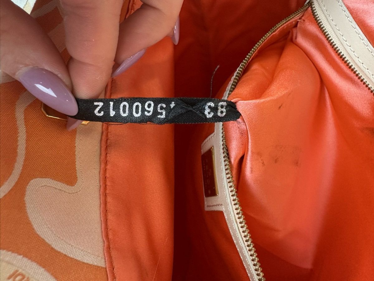 Fendi Fendi Orange Swirl Tote Size ONE SIZE - 13 Thumbnail