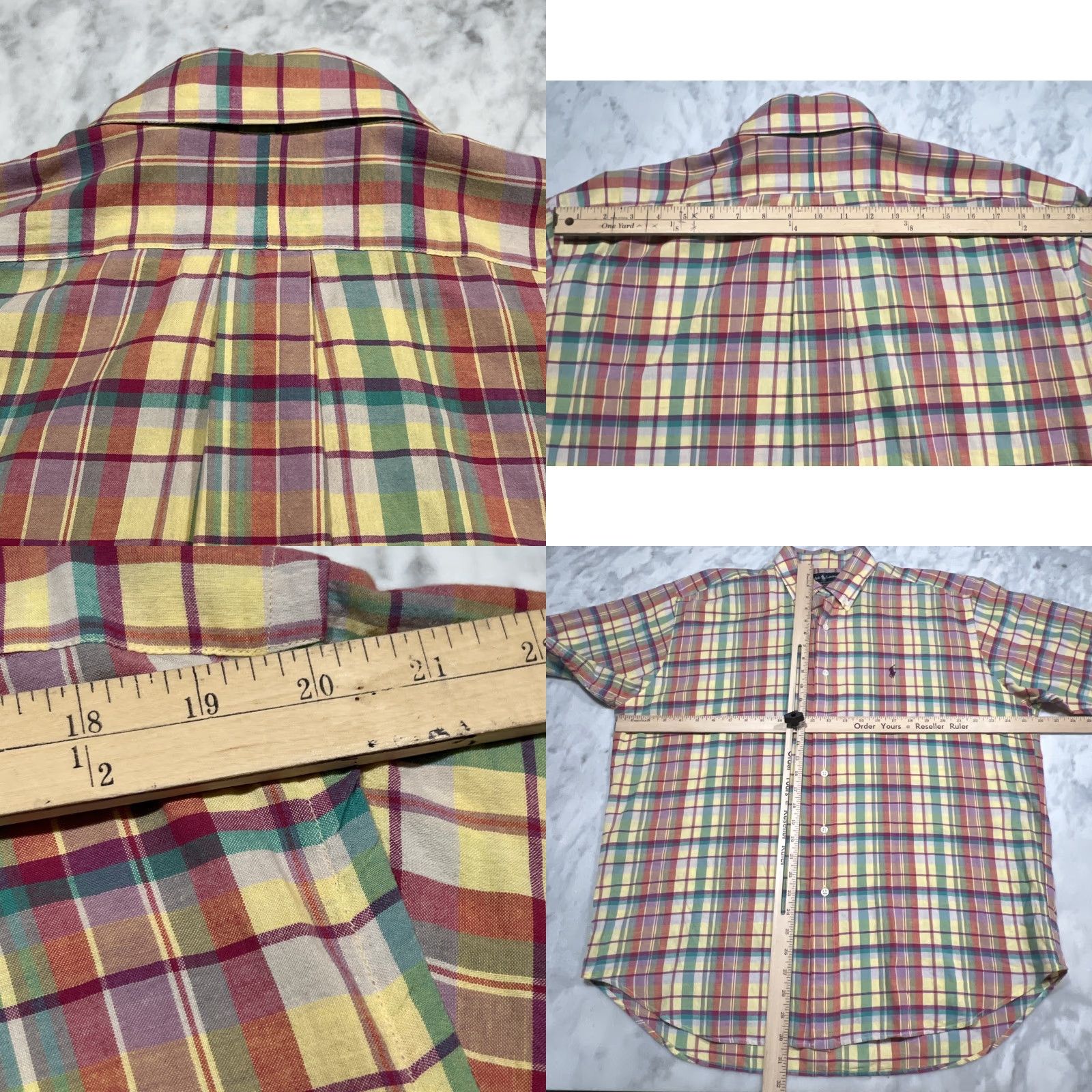 Ralph Lauren Ralph Lauren Shirt Men L Blake Plaid Short Sleeve Button-Down Colorful Cotton Size US L / EU 52-54 / 3 - 8 Thumbnail