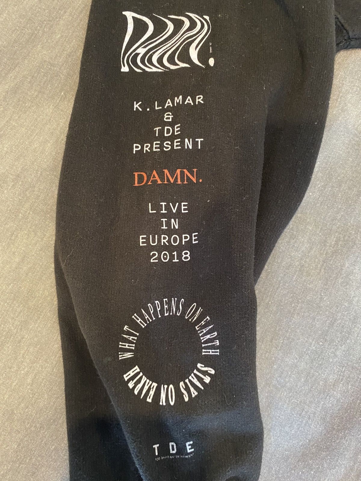 Kendrick Lamar × Top Dawg Entertainment RARE 2018 Kendrick Lamar DAMN. Tour OG Hoodie Size US M / EU 48-50 / 2 - 3 Thumbnail