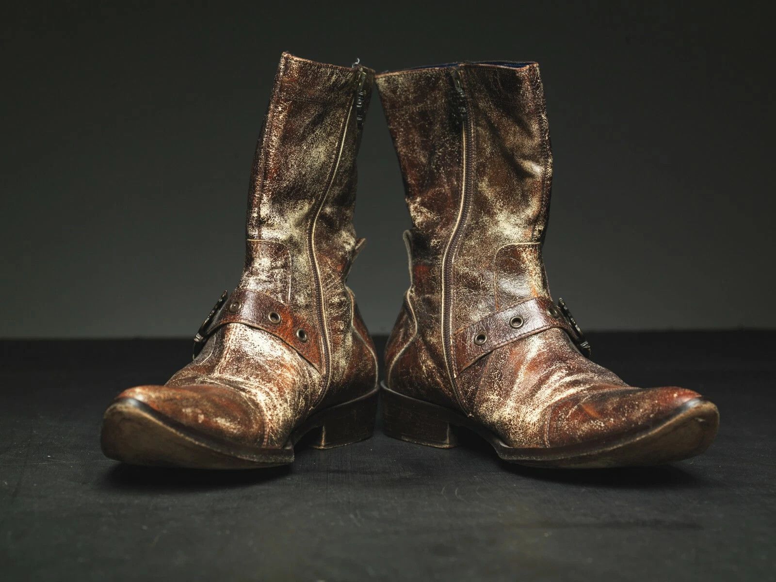 Mark Nason Mark Nason SKIDWAY Dragon Rock Boots Distressed Brown Size US 9 / EU 42 - 3 Thumbnail