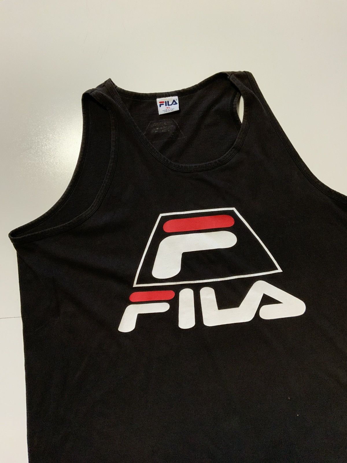 Fila Vintage 90s FILA Basketball Grant Hill Tank Top T-Shirt Size US XL / EU 56 / 4 - 3 Thumbnail