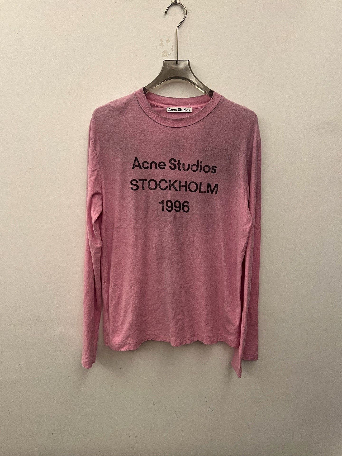 Acne Studios Acne Studios Stockholm 1996 Long Sleeve T-Shirt XS Size US XS / EU 42 / 0 - 1 Thumbnail
