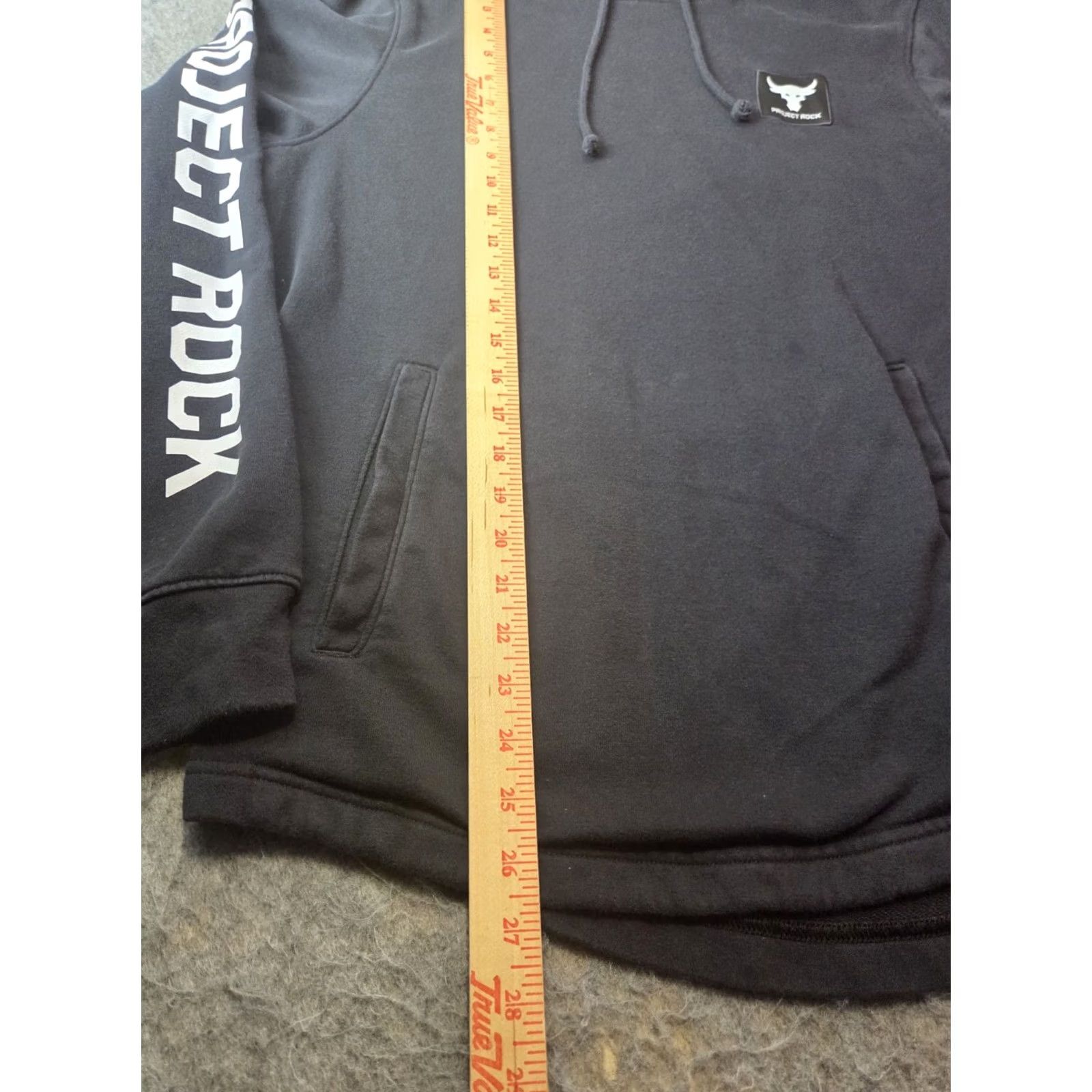 Under Armour Under Armour UA PROJECT ROCK Pullover Hoodie Sweatshirt Mens M Black Size US M / EU 48-50 / 2 - 8 Thumbnail