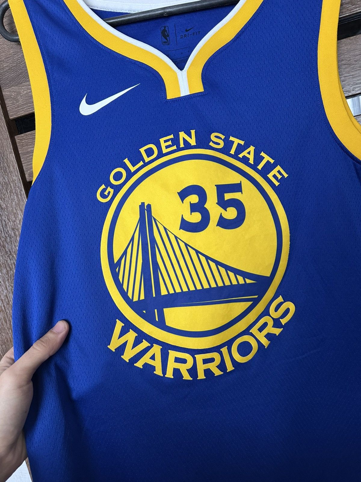 Nike Nike Golden State Warriors Durant NBA Jersey Size US L / EU 52-54 / 3 - 4 Thumbnail