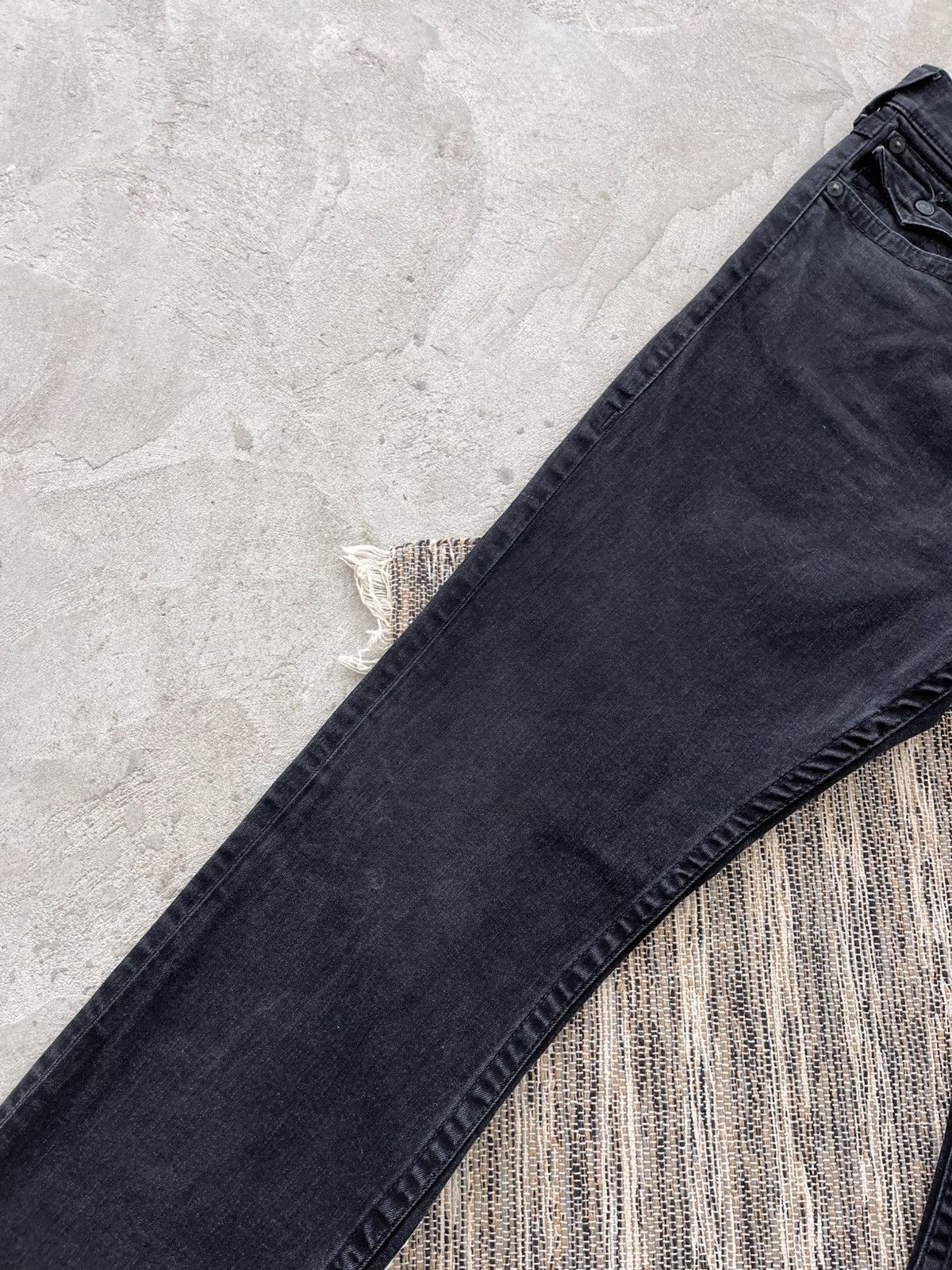 True Religion Vintage True Religion Ricky Black Jeans Relaxed Straight fit Size US 40 / EU 56 - 5 Thumbnail