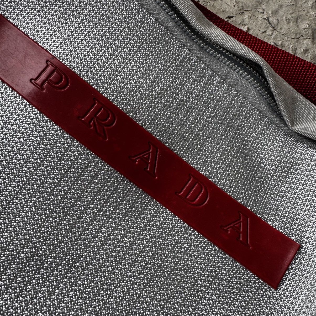 Prada Prada Metallic Silver Nylon Chest Rig Bag Size ONE SIZE - 6 Thumbnail