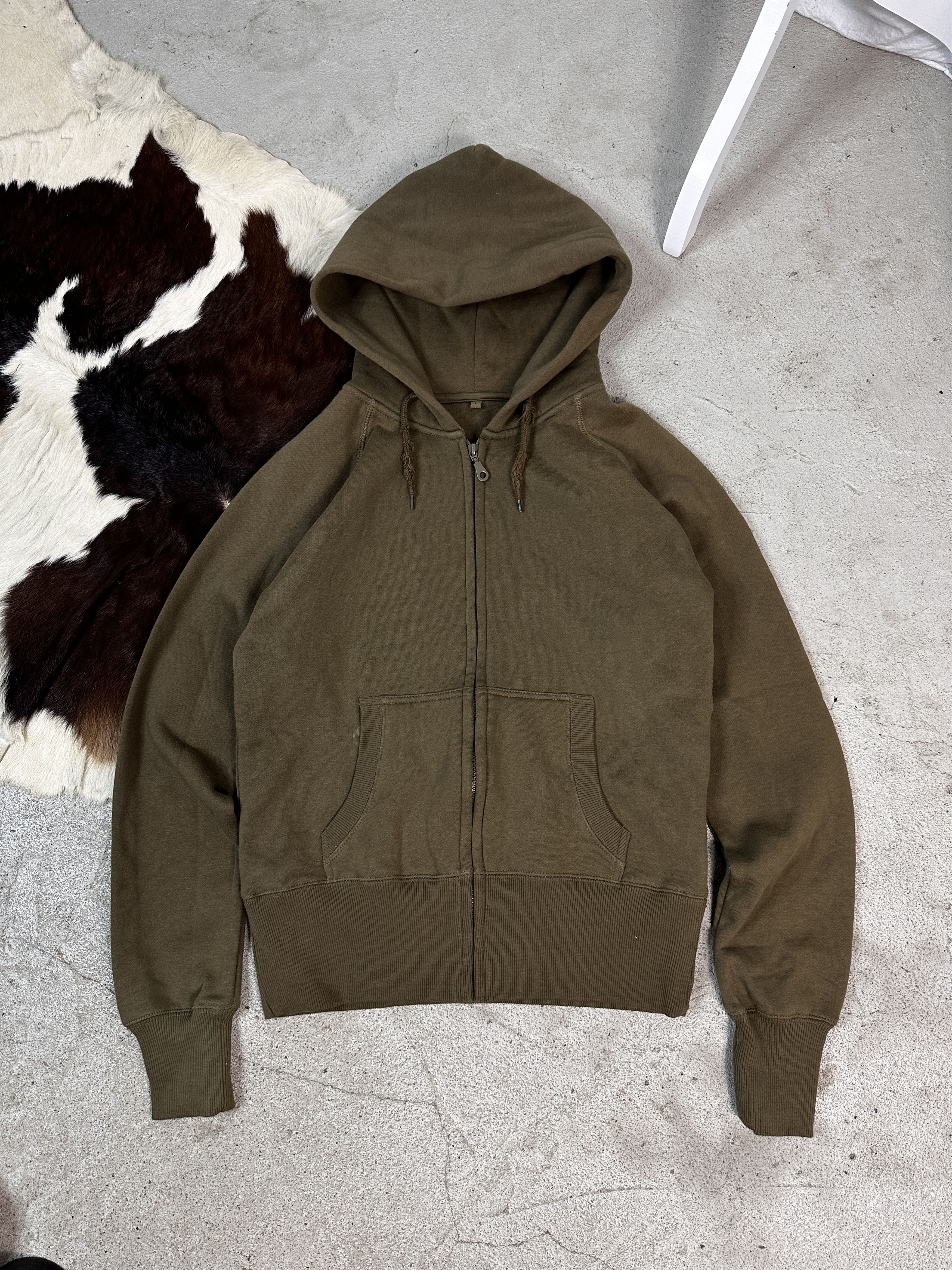 Vintage Vintage Zip Army Sweatshirt Size US S / EU 44-46 / 1 - 1 Thumbnail