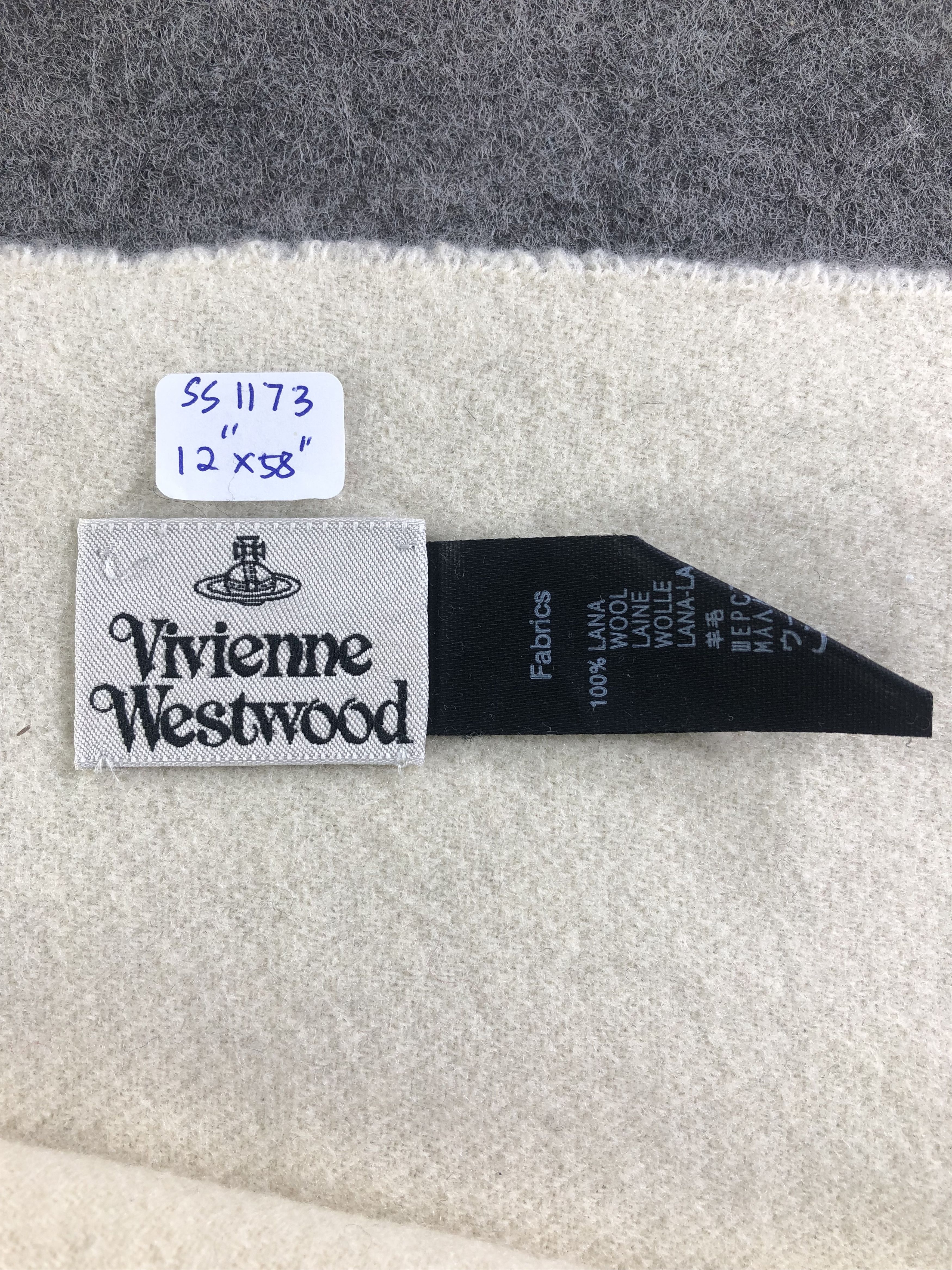 Vivienne Westwood Vivienne Westwood Wool Scarf / Muffler / Neckwear Size ONE SIZE - 6 Thumbnail