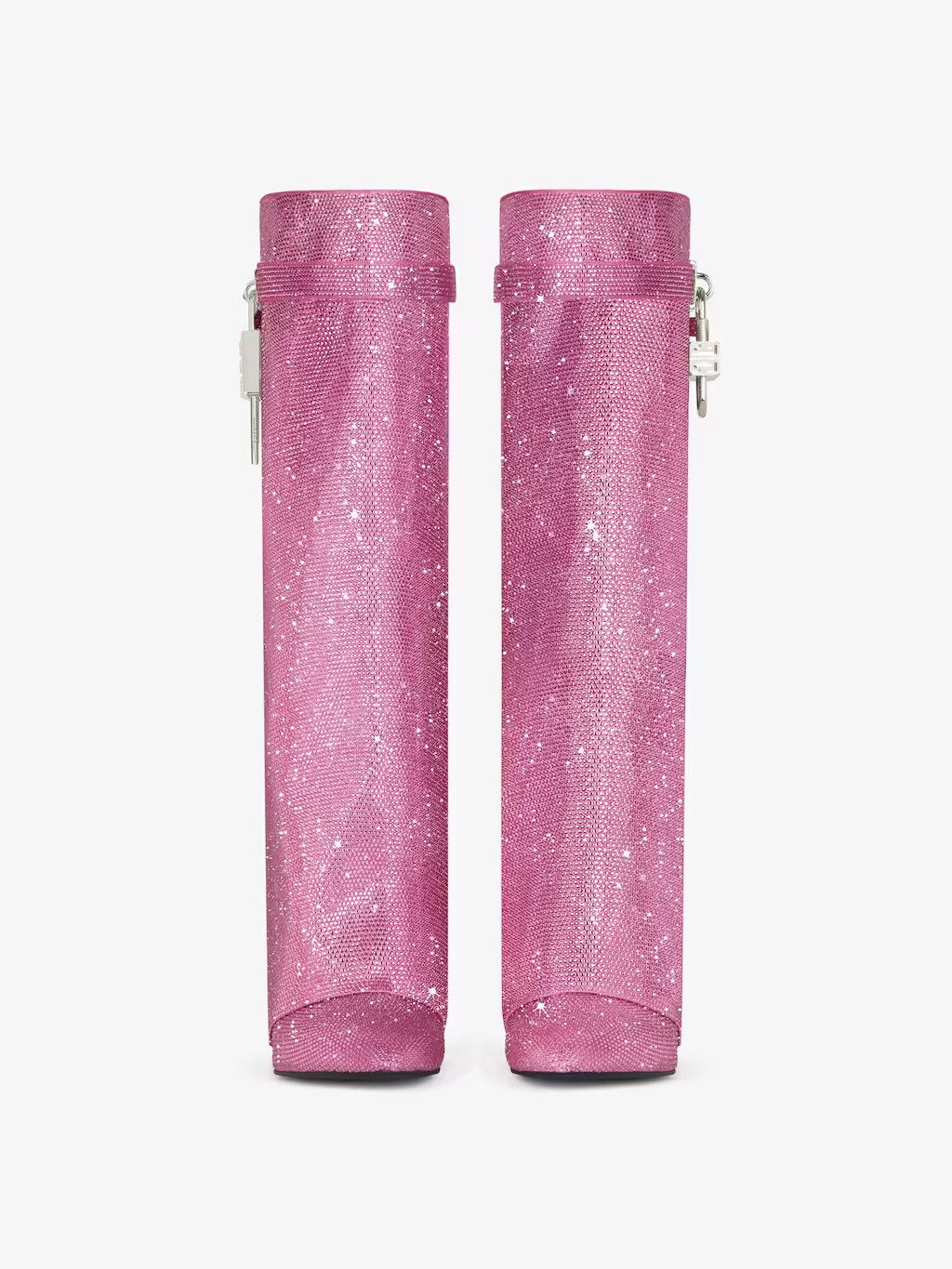Givenchy o1srvl11e1224 Shark Lock Boots in Neon Pink Size US 8.5 / IT 38.5 - 6 Thumbnail