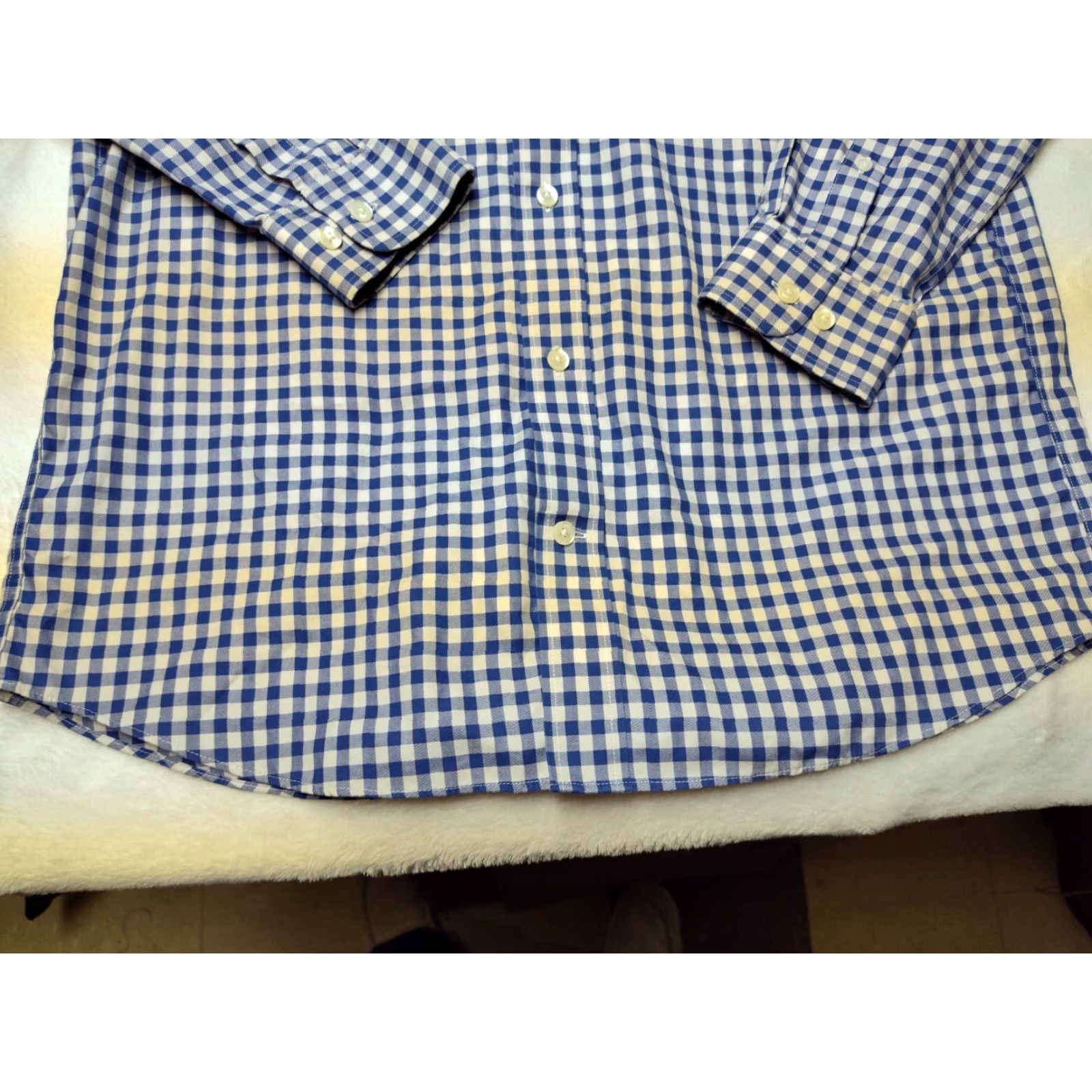 CO Duluth Trading Co Blue Plaid Flannel Shirt Men's M Button-Up Long Sleeve Outdoor Classic Size US M / EU 48-50 / 2 - 2 Thumbnail