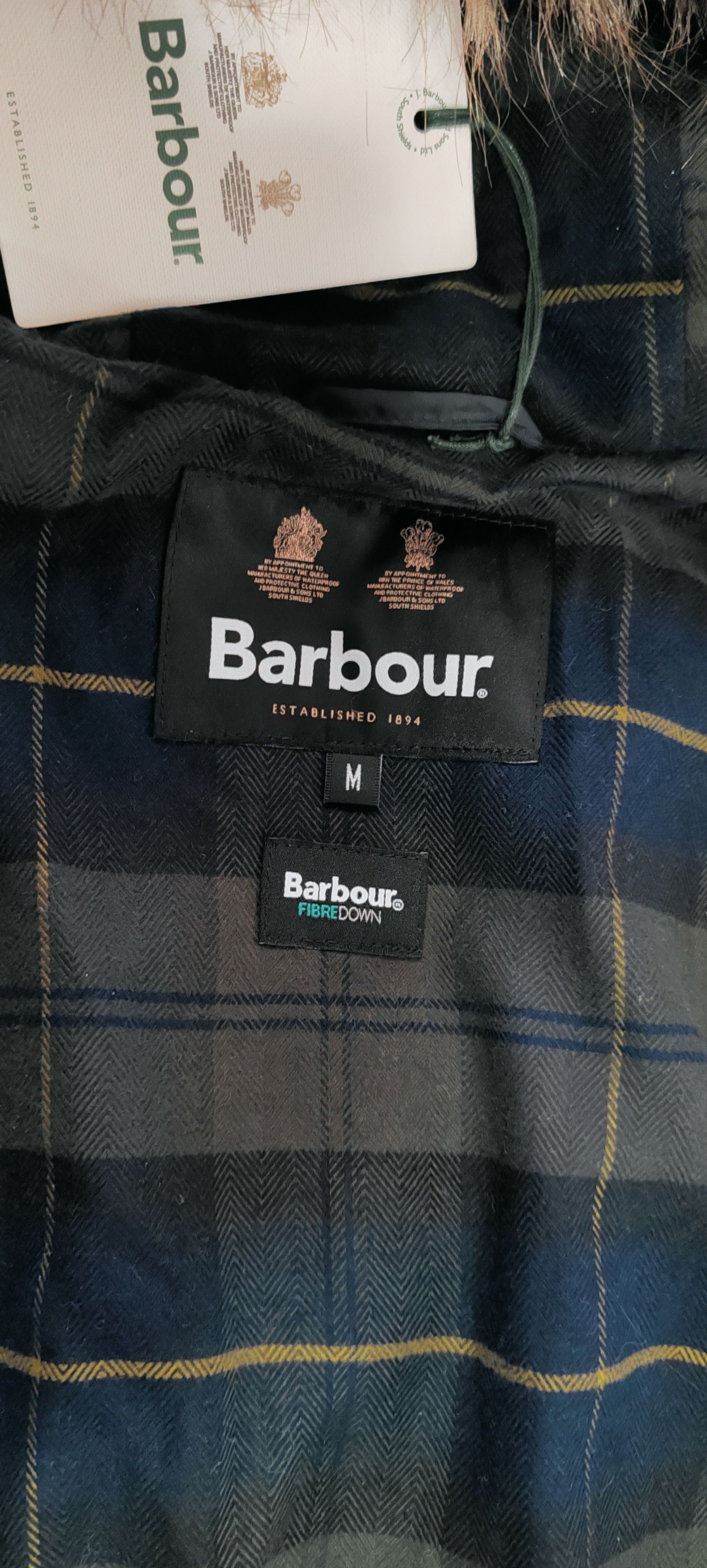 Barbour Veste à capuche Barbour Cirée / matelassée Baffle Tg:M Size US M / EU 48-50 / 2 - 18 Thumbnail