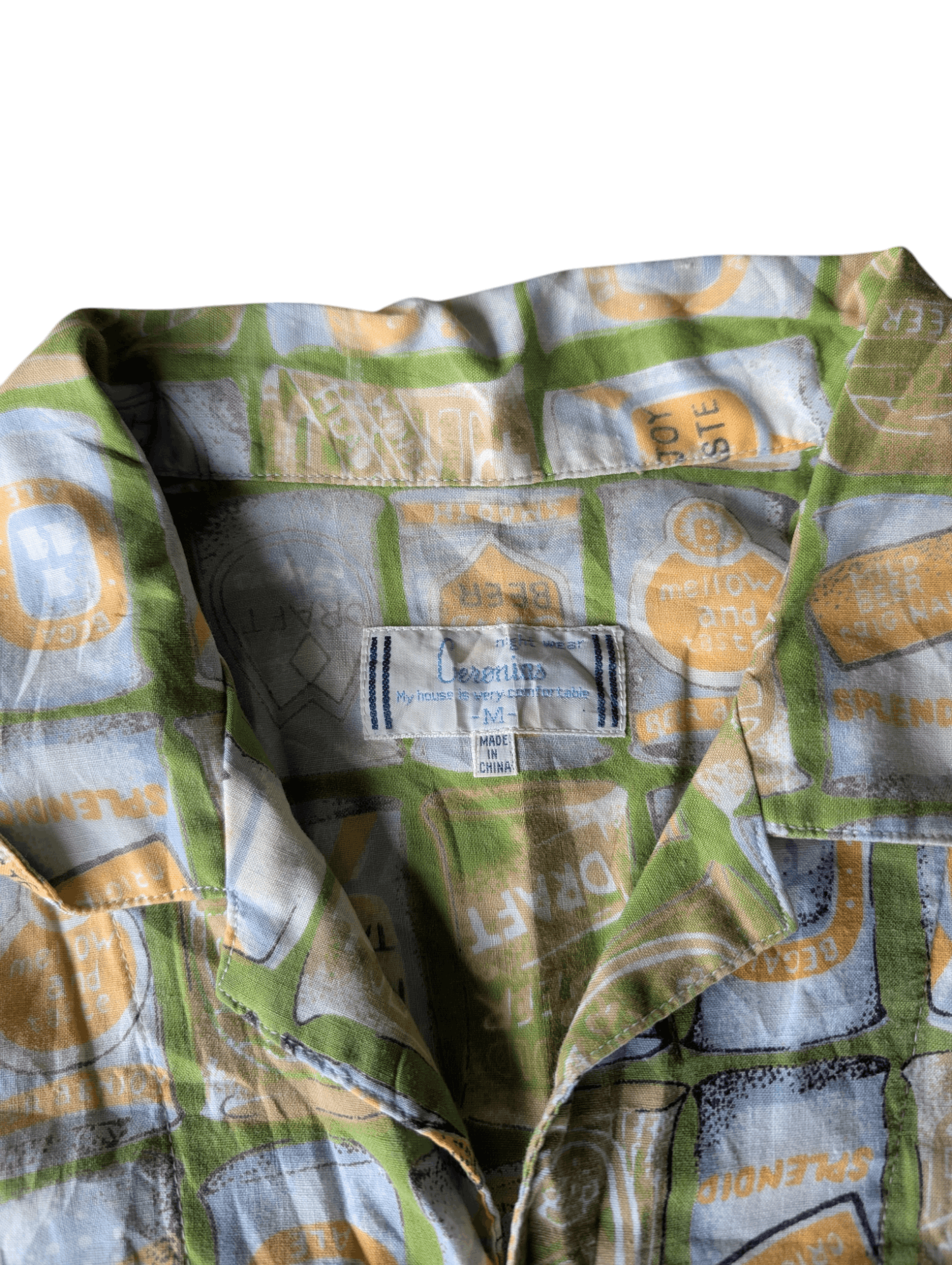 Other Ceronirs Pajama 70s vintage buttoned Long Sleeve Shirt Size US M / EU 48-50 / 2 - 6 Thumbnail