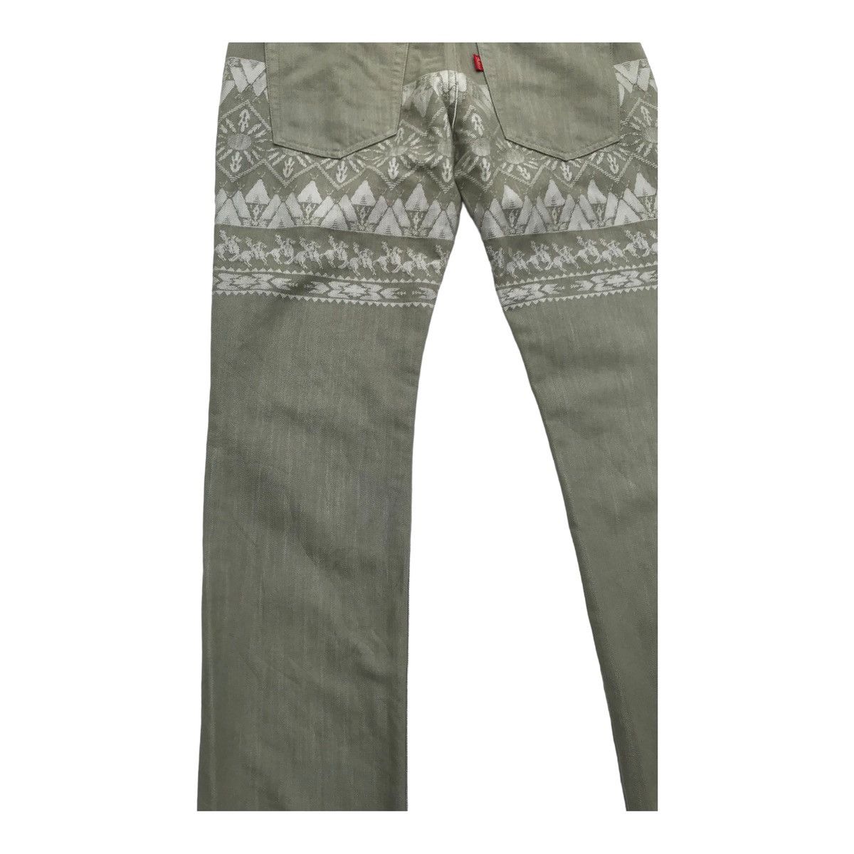 Indian Motorcycle Indian Motocycle Native Motif Denim Pants Size US 33 - 13 Thumbnail