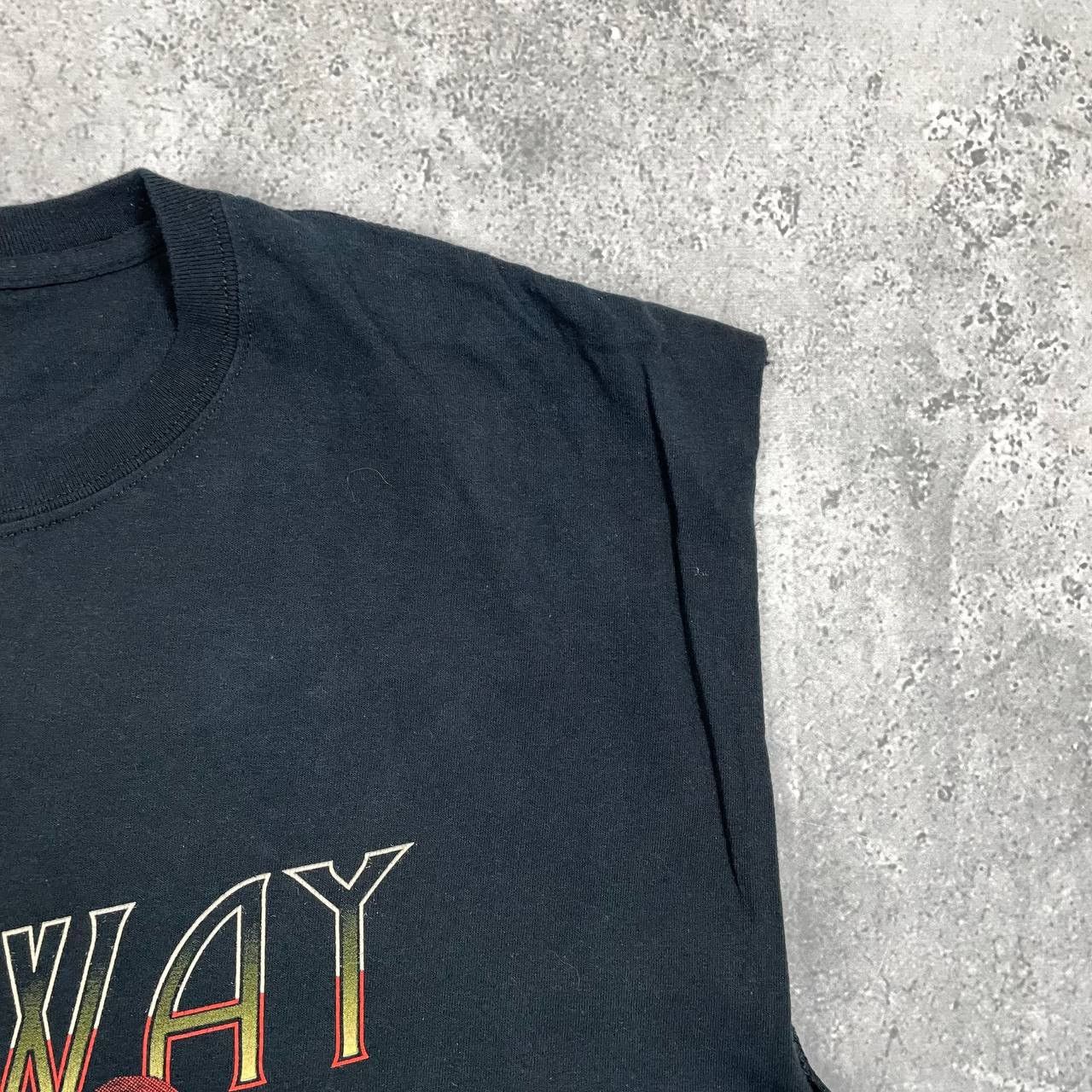 AC/DC Vintage 2000s ACDC Highway To Hell Sleeveless T Shirt Faded Size US XL / EU 56 / 4 - 8 Thumbnail