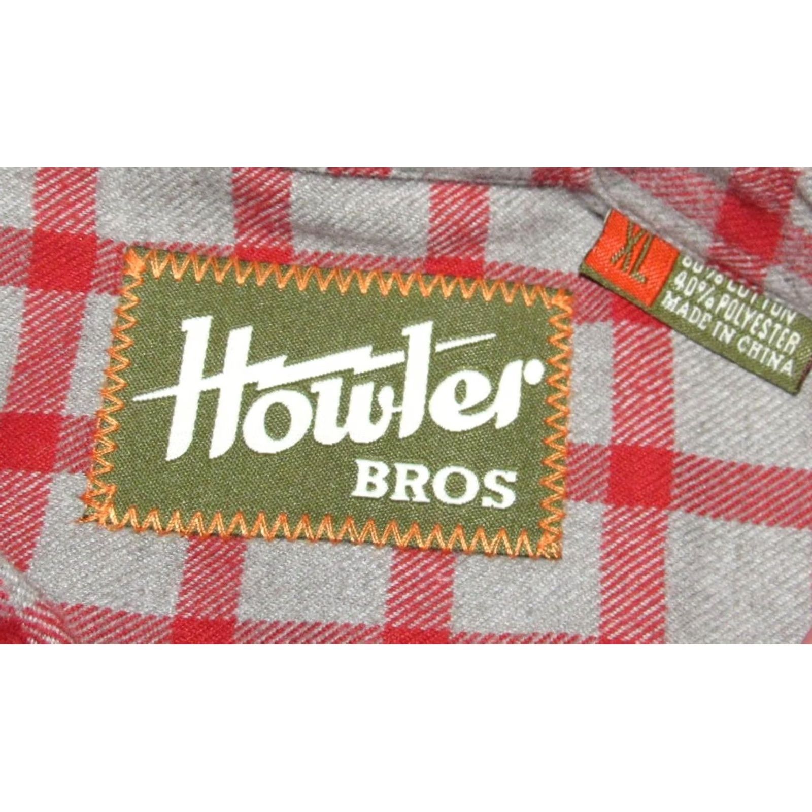 Vintage HOWLER BROS Harker Flannel Plaid Long Sleeve Button Down Shirt Large Size US L / EU 52-54 / 3 - 5 Thumbnail