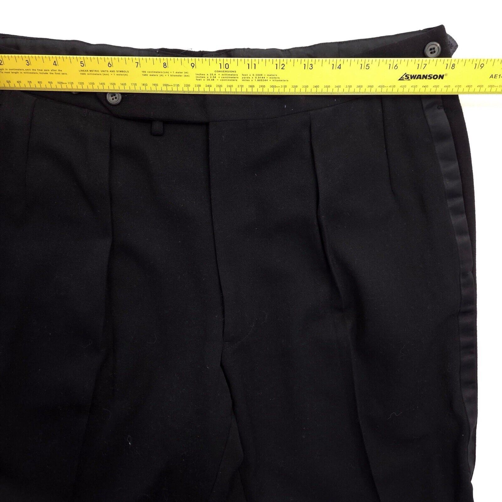 Polo Ralph Lauren Vintage Polo Ralph Lauren Tuxedo Pants Mens 36x30 Pleated Size US 36 / EU 52 - 4 Thumbnail