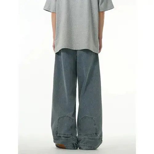 Jean High street washed straight baggy jeans Size US 30 / EU 46 - 8 Thumbnail