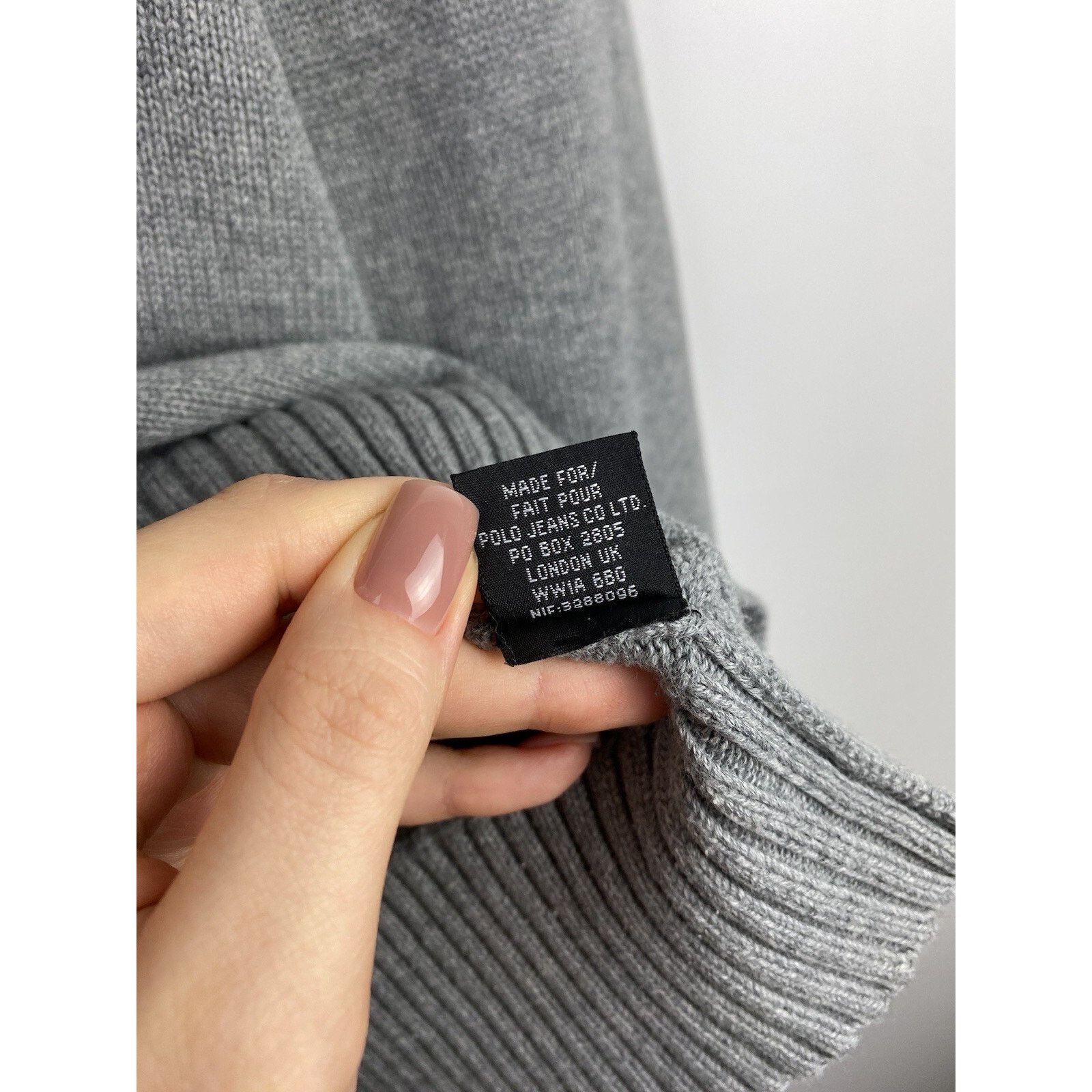 Ralph Lauren Polo Jeans Co Ralph Lauren vintage big logo sweater pullover Size US L / EU 52-54 / 3 - 18 Thumbnail
