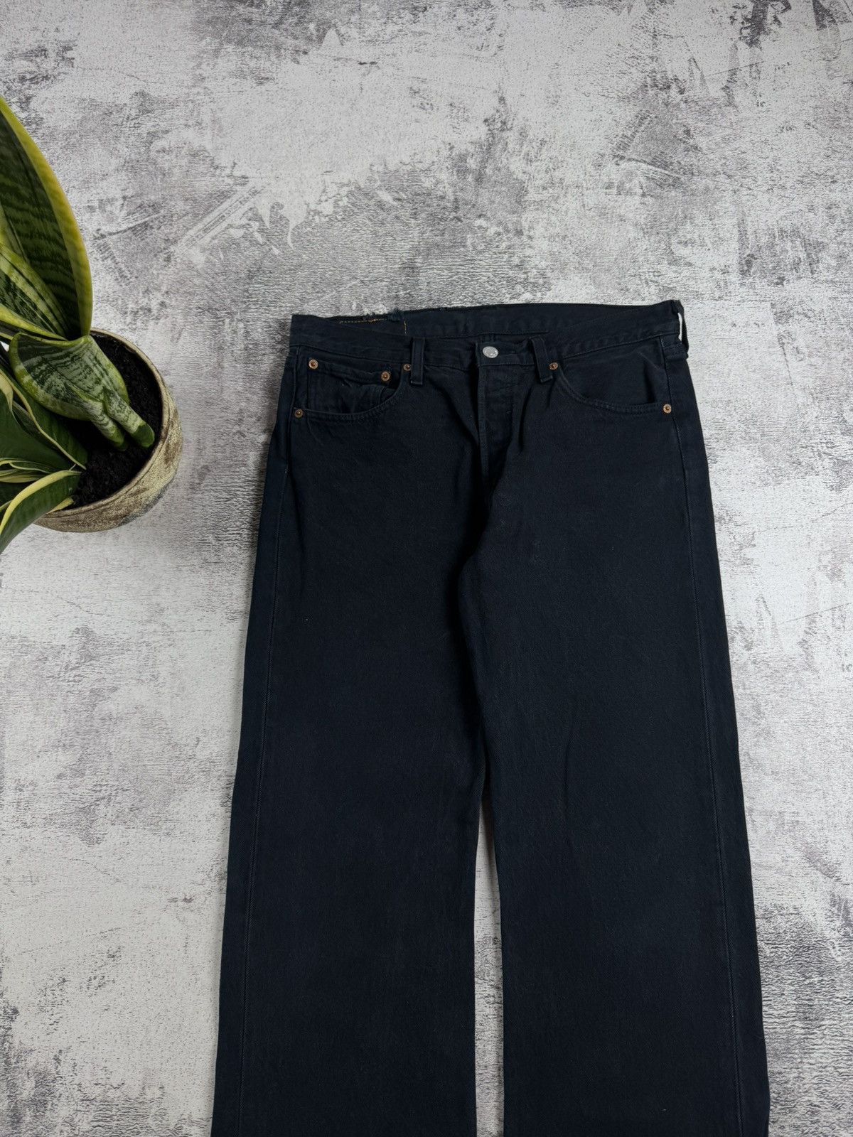 Levi's LEVIS 501 Comfort Fit W33 L30 Denim Straight USA 90s Cotton Jeans Pants Trousers Size US 33 - 12 Thumbnail