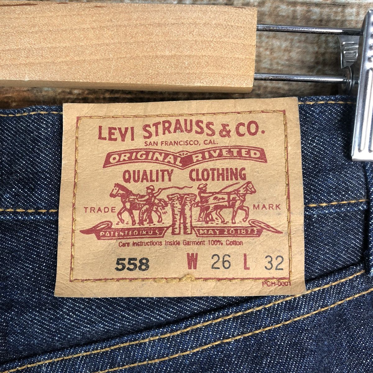 Levi's Levis 558 Blue Distressed Denim Pants #A2622 Size US 26 / EU 42 - 13 Thumbnail